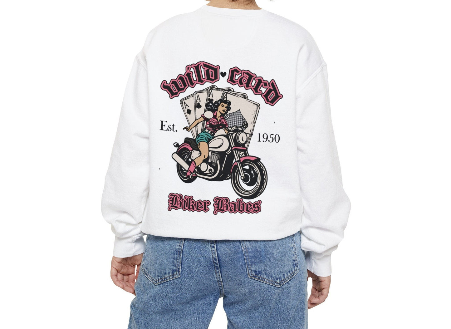 Wild card Biker Babes Png Graphic tshirt design Vintage retro woman design motorcycle graphic
