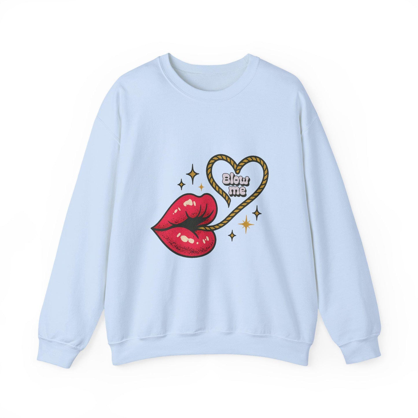 Retro Lips “Blow Me” PNG | Cheeky Valentine Sublimation | Edgy DTF T‑Shirt Design