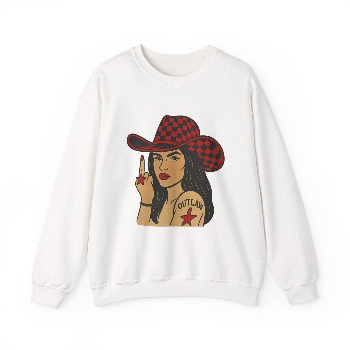 Edgy Yallternative western Outlaw cowgirl cowgirl png graphic digital download for tshirt sublimation or dtf