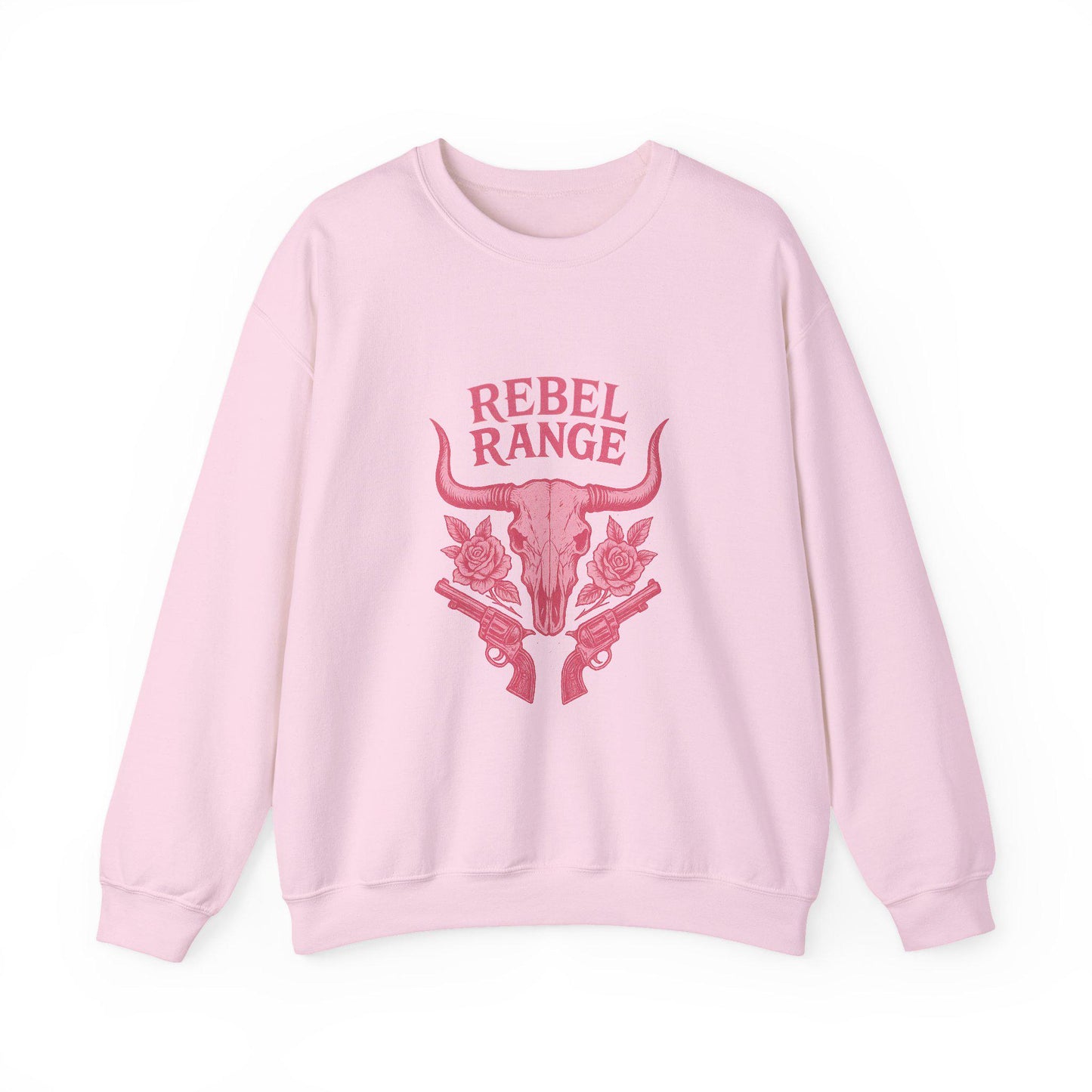 Western rebel rang bull revolver rose png graphic digital download for tshirt sublimation or dtf