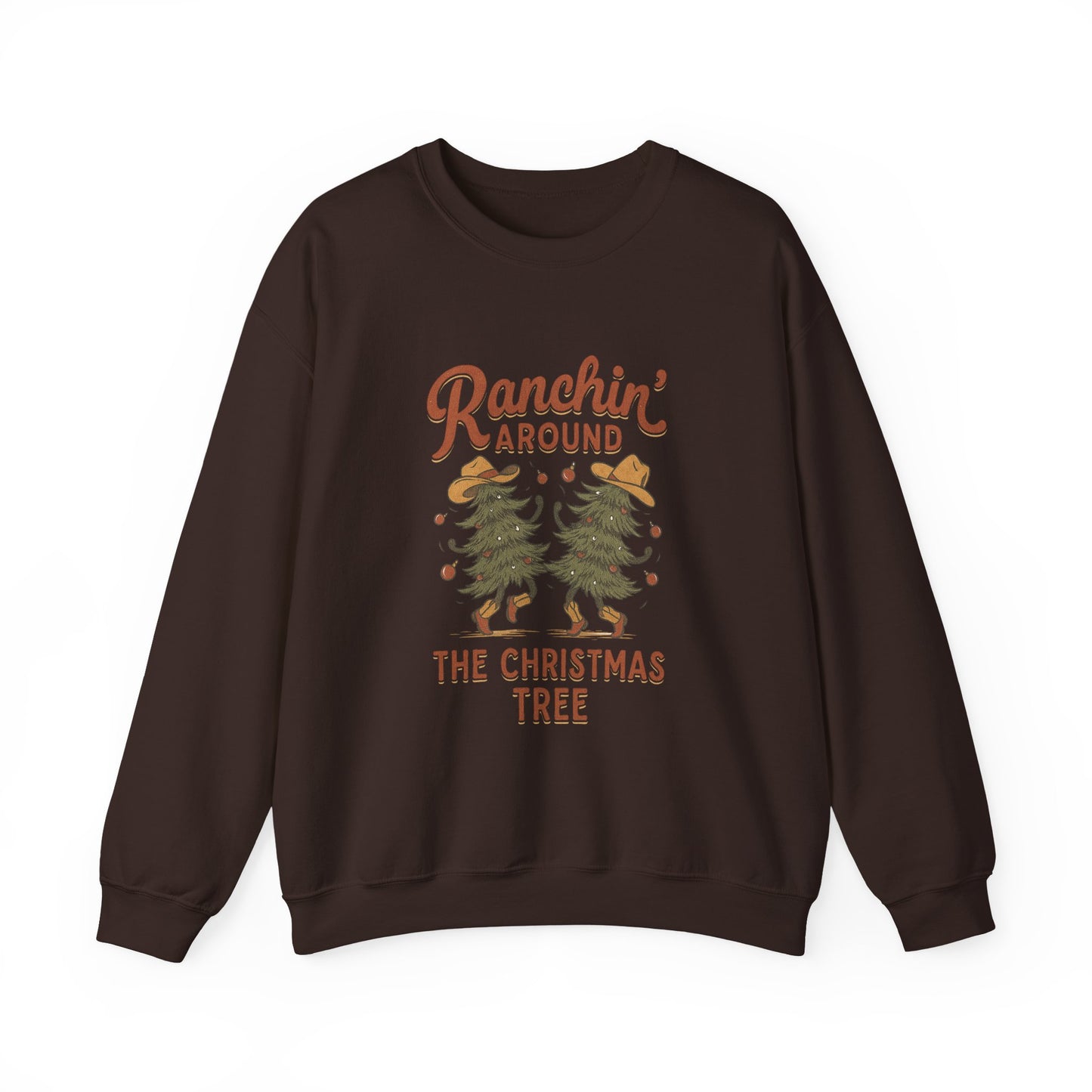 Western Sublimation Christmas Tree PNG | Cowboy Christmas Graphic | Retro Country Holiday Shirt Design | Rustic PNG Digital Download