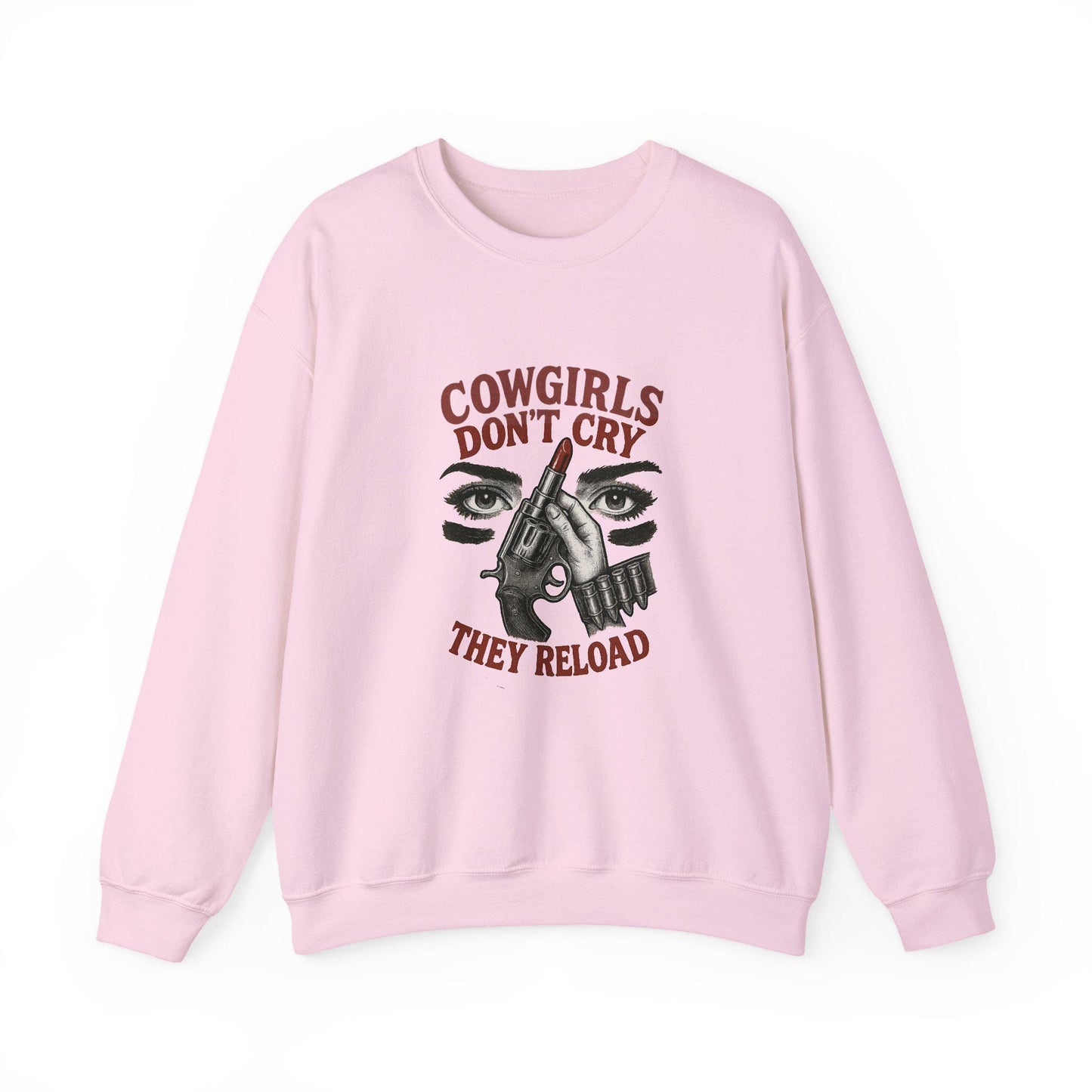 Western cowgirls dont cry they reload lipstick png graphic INSTANT digital download for tshirt sublimation or dtf