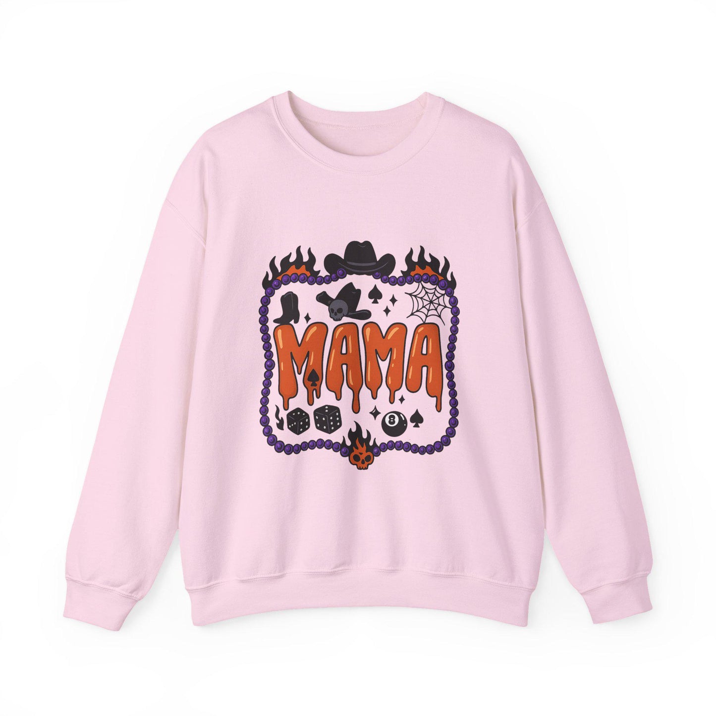 Halloween spooky "MAMA" 8ball dice PNG graphic INSTANT digital download for tshirt sublimation or dtf