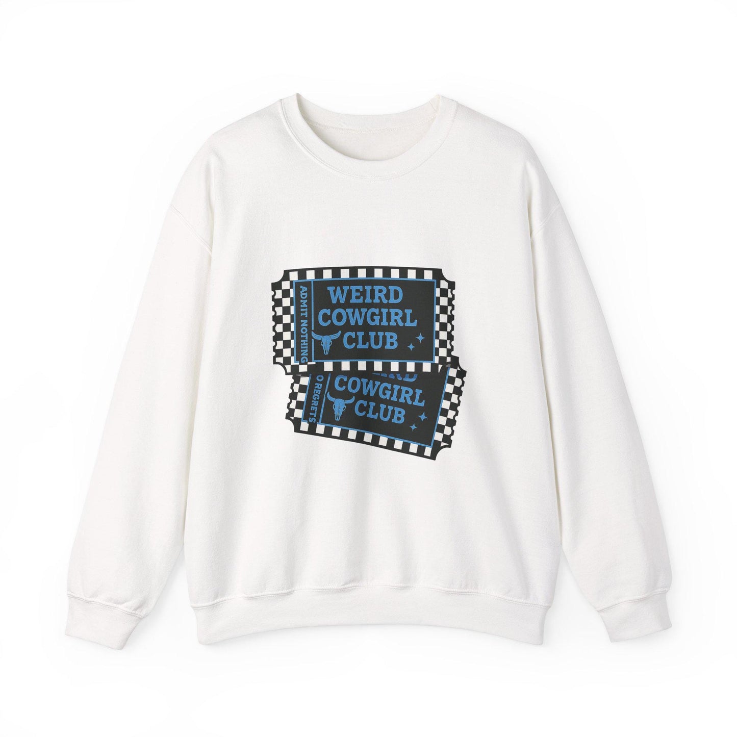 Yallternative edgy western "weird cowgirl" tickets png graphic digital download for sublimation or dtf