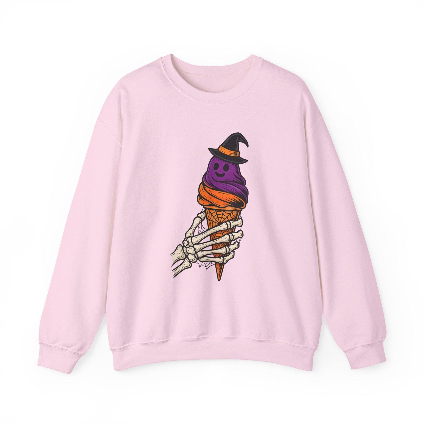 Spooky halloween skeleton ghost icecream PNG graphic INSTANT digital download for tshirt sublimation or dtf