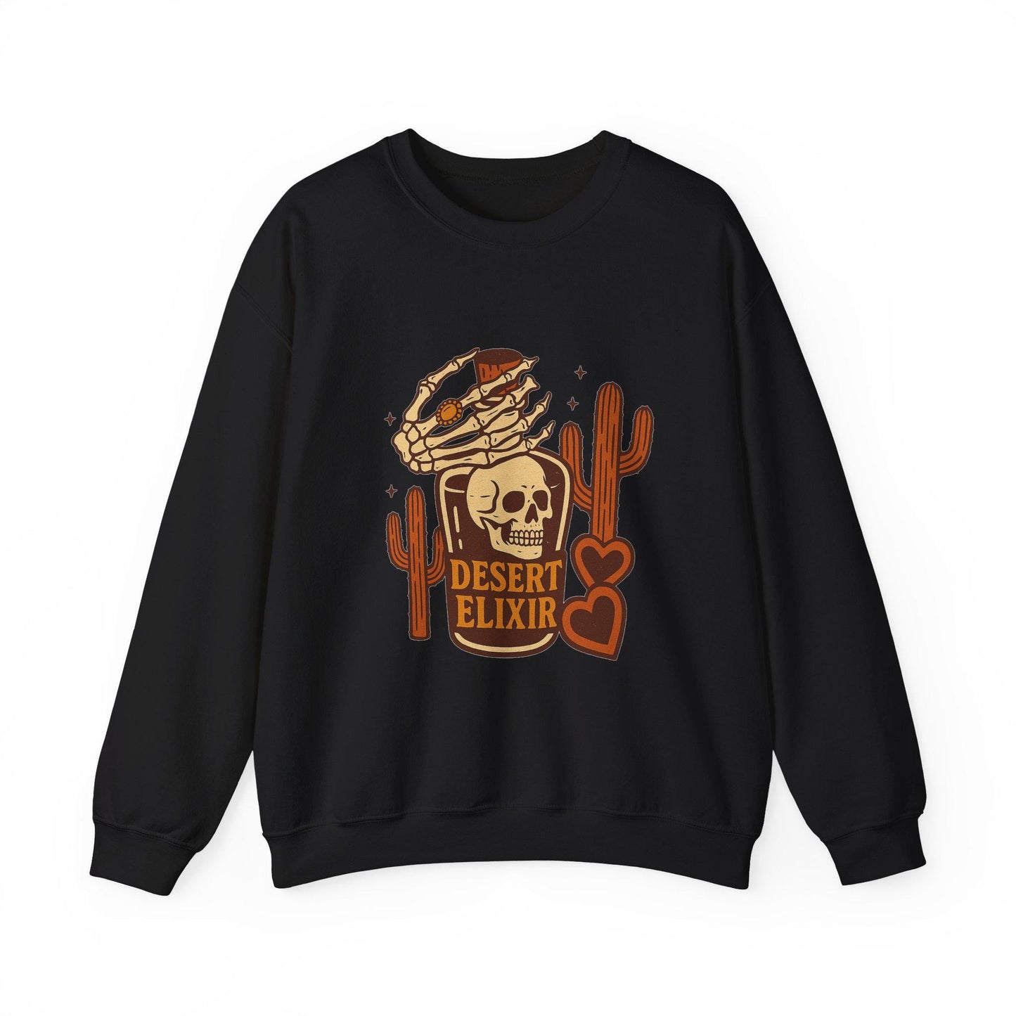 Edgy Western desert skull potion bottle png graphic digital download for tshirt sublimation or dtf