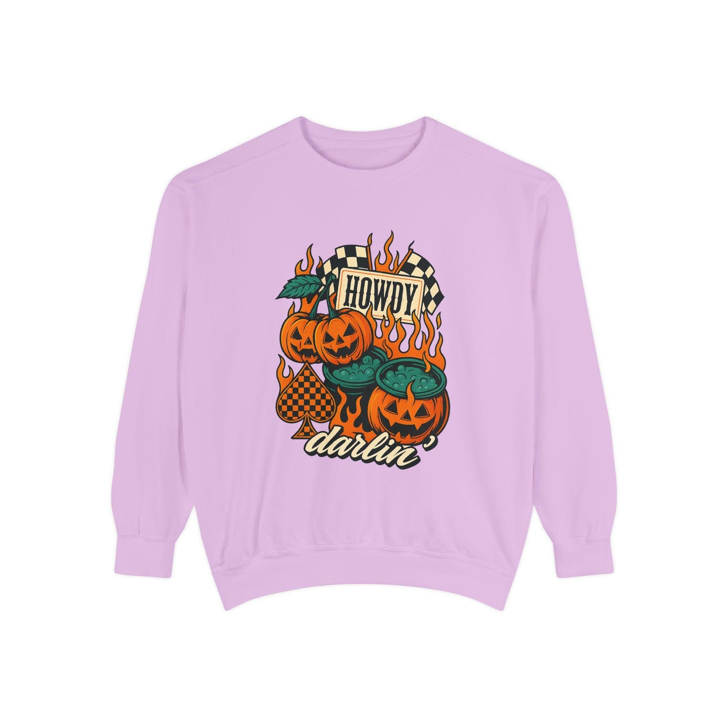 Western "howdy darlin" halloween pumpkin PNG graphic INSTANT digital download for tshirt sublimation or dtf