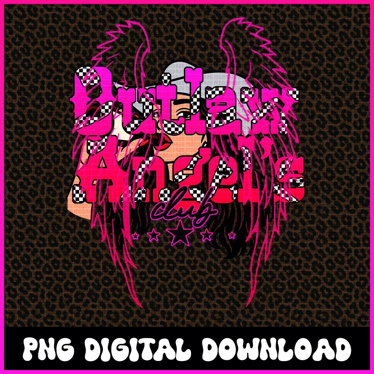 Outlaw Angels Club PNG | Y2K Cowgirl Graphic | Grunge Western Design | Edgy Yallternative Download