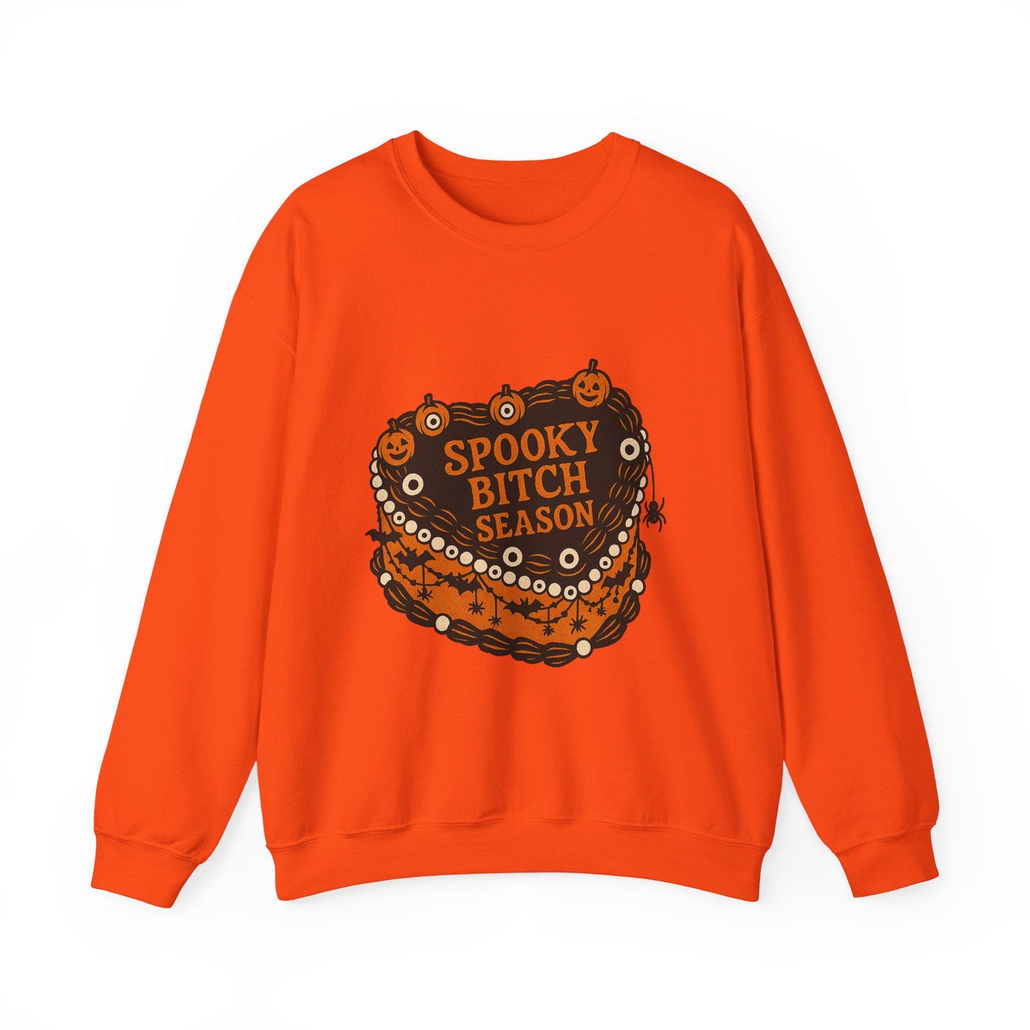 Spooky edgy fall/Halloween spooky season vintage cake PNG graphic INSTANT digital download for tshirt sublimation or dtf