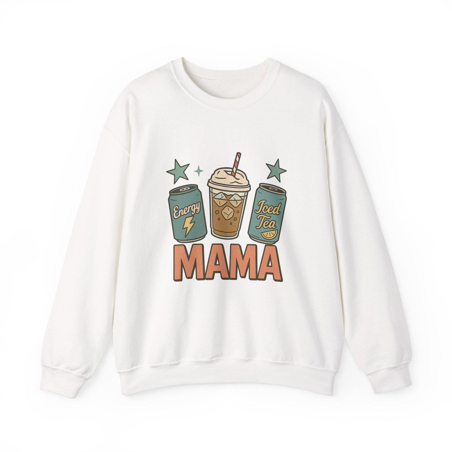 Mama energy drink mom life iced tea fun design png graphic digital download for tshirt sublimation or dtf