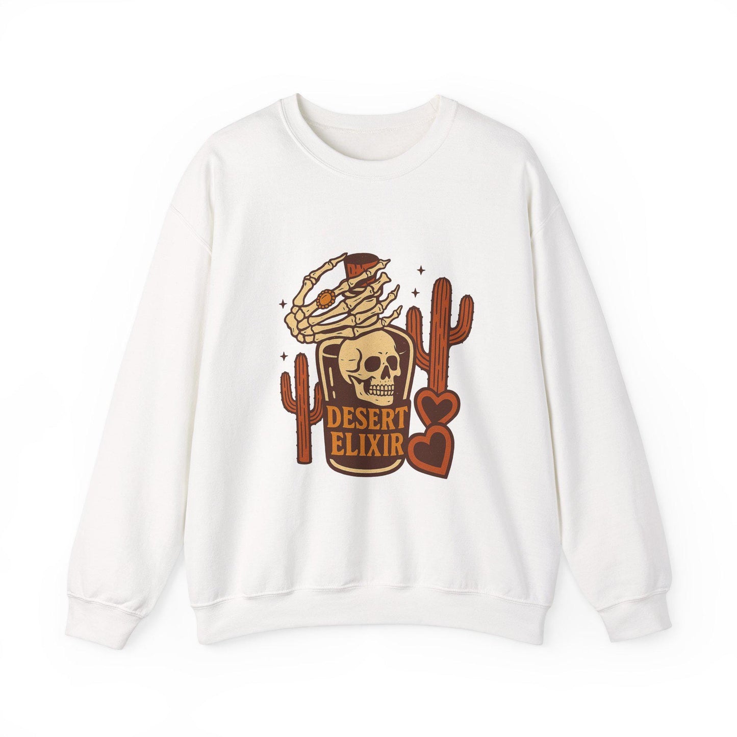 Edgy Western desert skull potion bottle png graphic digital download for tshirt sublimation or dtf