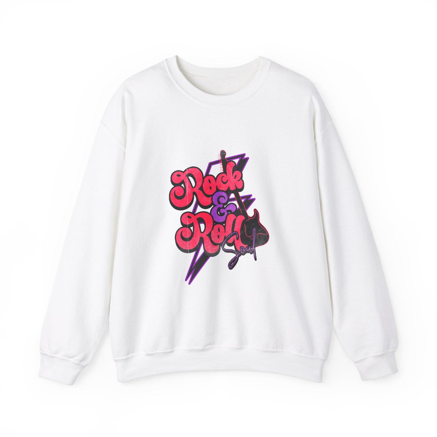 Vintage Rock & Roll soul lightning bolt guitar png shirt graphic