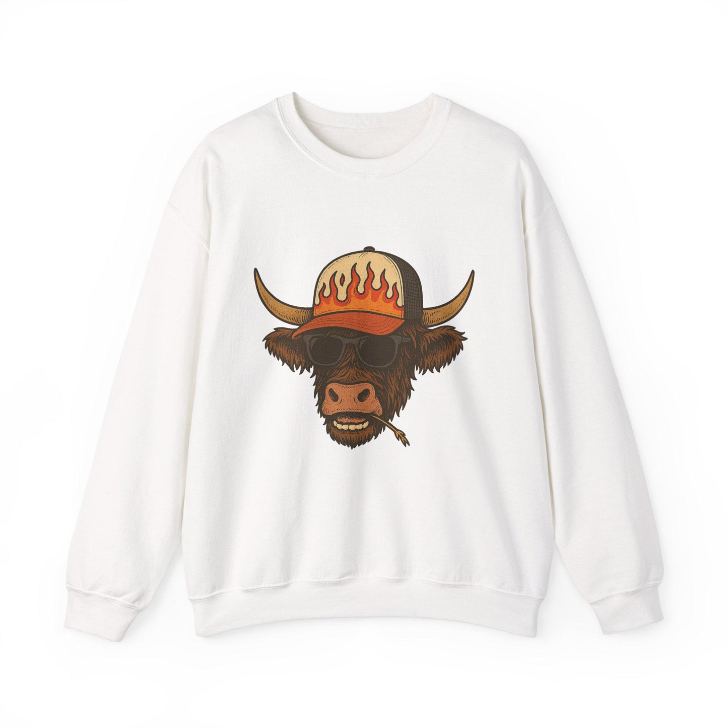 Cute Cow in trucker hat western png graphic digital download for sublimation or dtf
