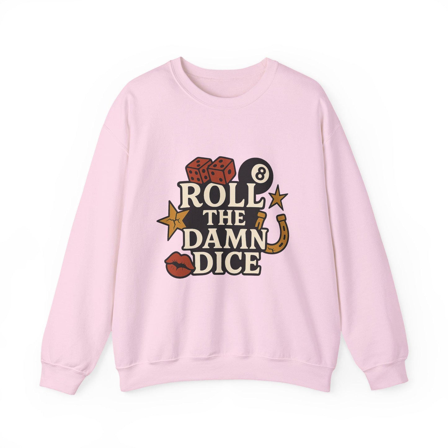 Western roll the dice gambling horseshoe 8ball PNG graphic INSTANT digital download for tshirt sublimation or dtf