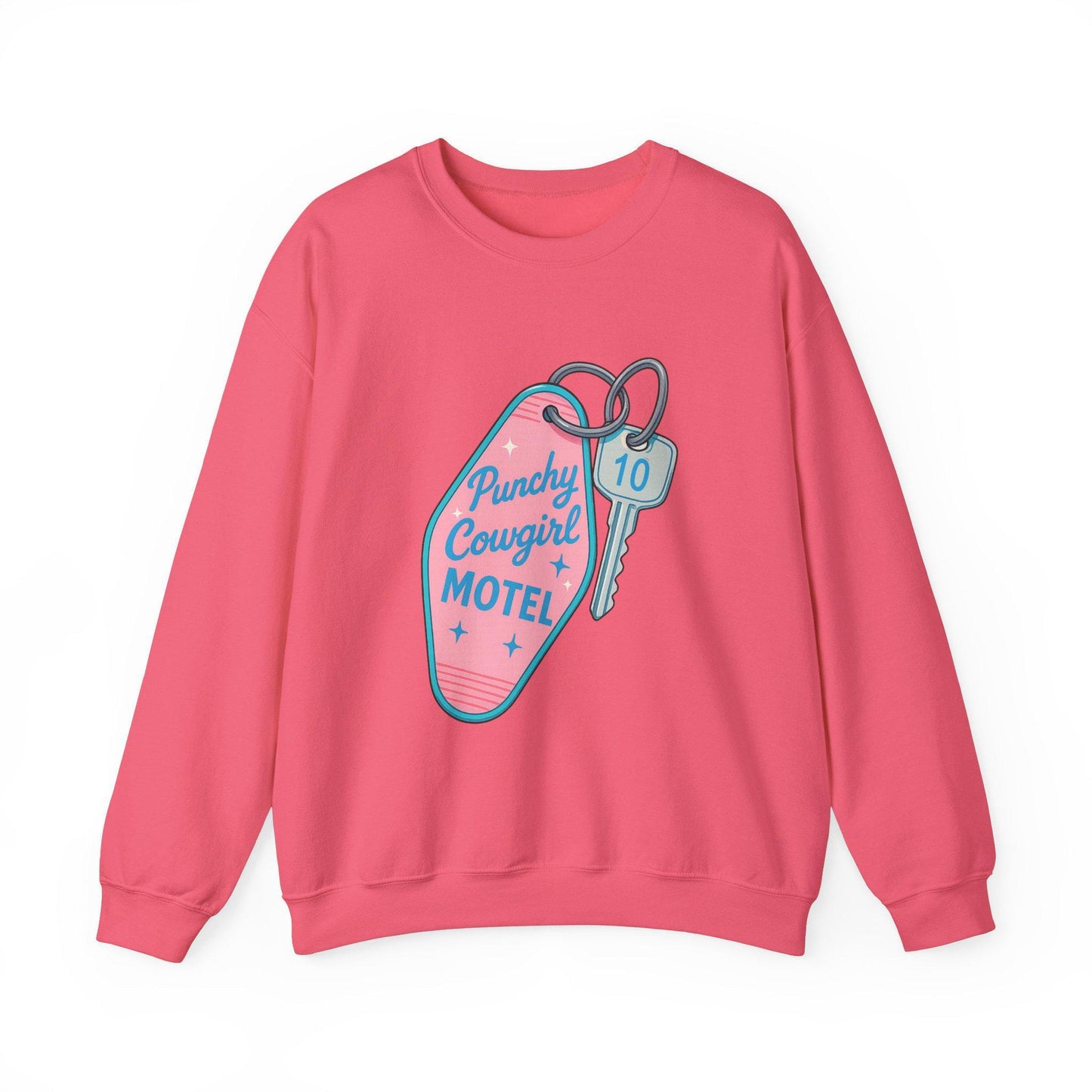 Vintage western Punchy cowgirl motel key png graphic for sublimation or dtf