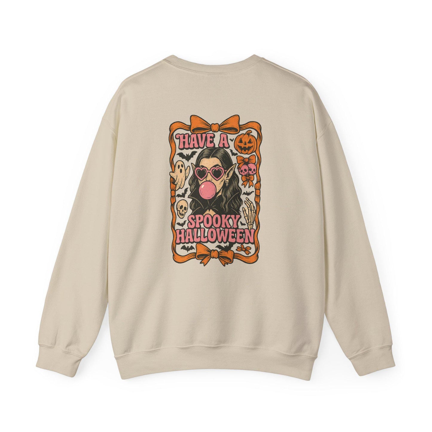 Spooky cute Halloween vampire bubblegum PNG graphic digital downloads for tshirt sublimation or dtf