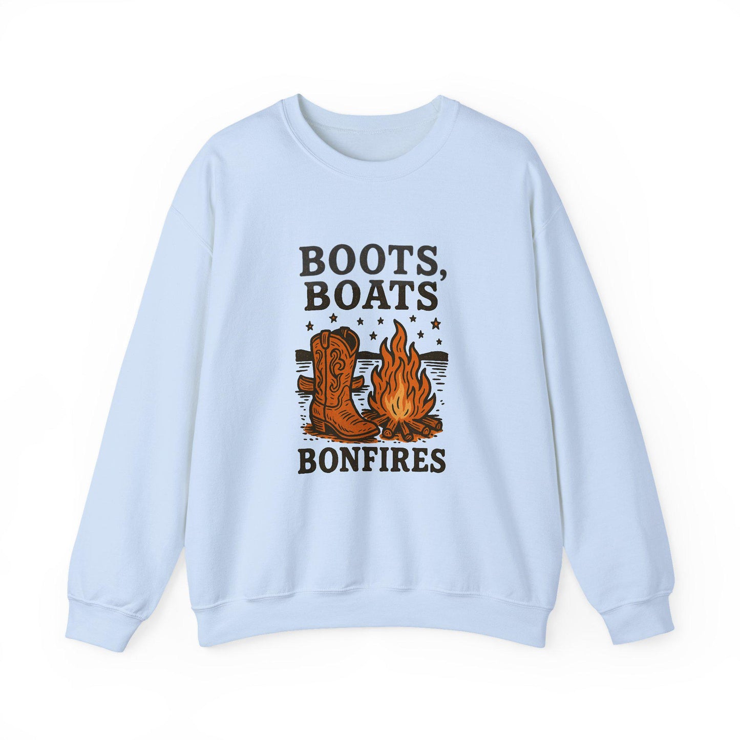 Western summer cowgirl cowboy boots boats bonfires png graphic INSTANT digital download for tshirt sublimationor dtf
