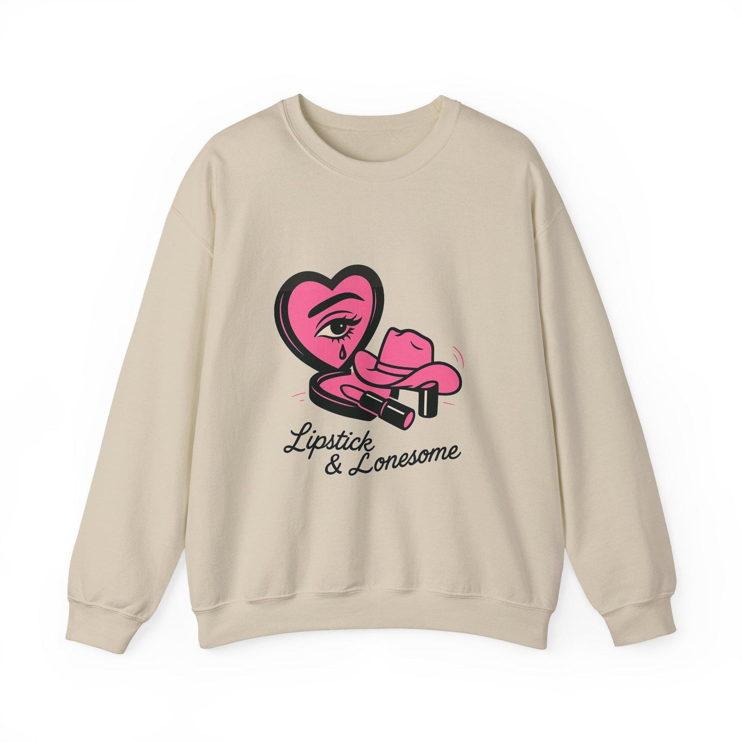 Western lipstick and lonesome cowgirl mirror png graphic instant digital download for tshirt sublimation or dtf