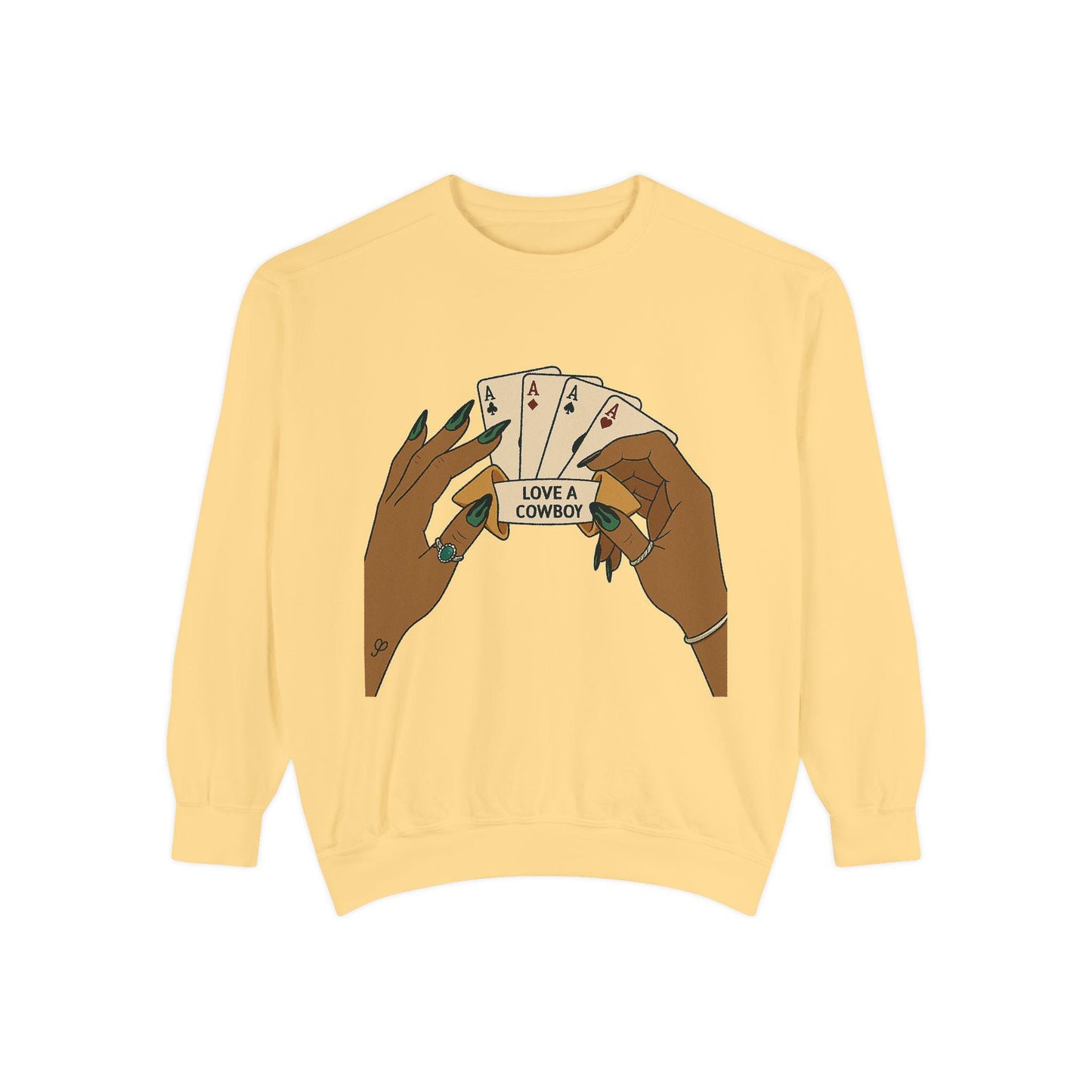 Edgy Western yallternative cowgirl "love a cowboy" fortune cookie png graphic download for tshirt sublimation or dtf