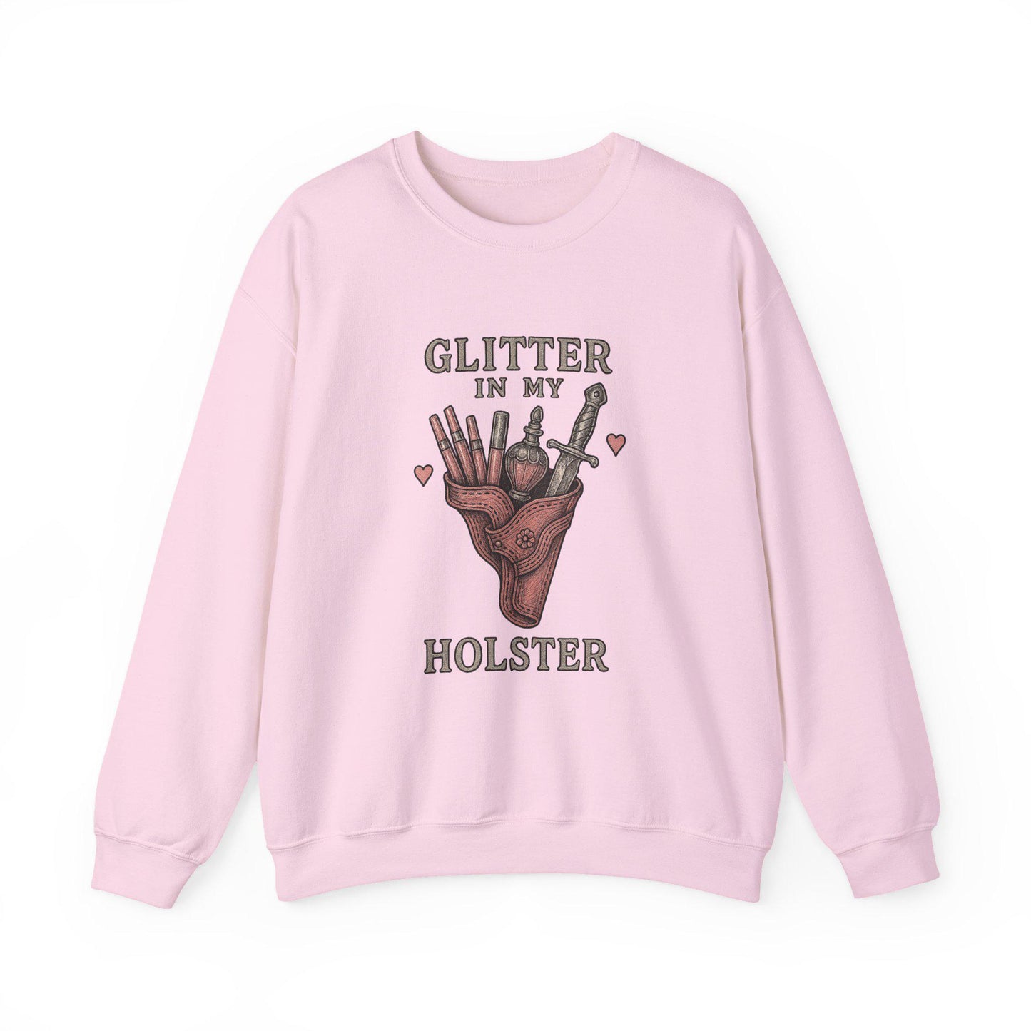 Western "glitter in my holster" PNG graphic INSTANT digital download for tshirt sublimation or dtf