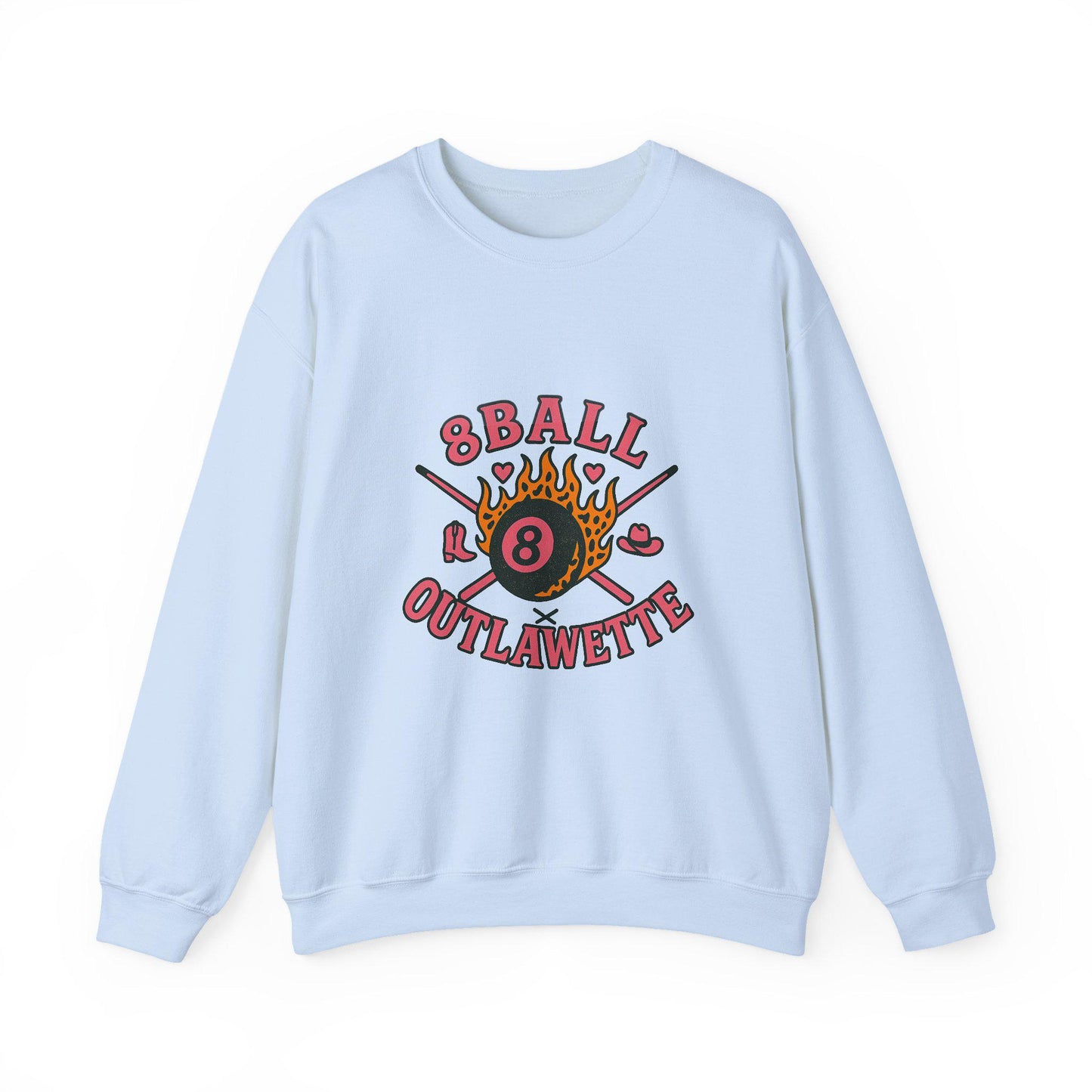 8ball outlawette cheetah flaming 8ball cowgirl png graphic INSTANT digital download for tshirt sublimation or dtf