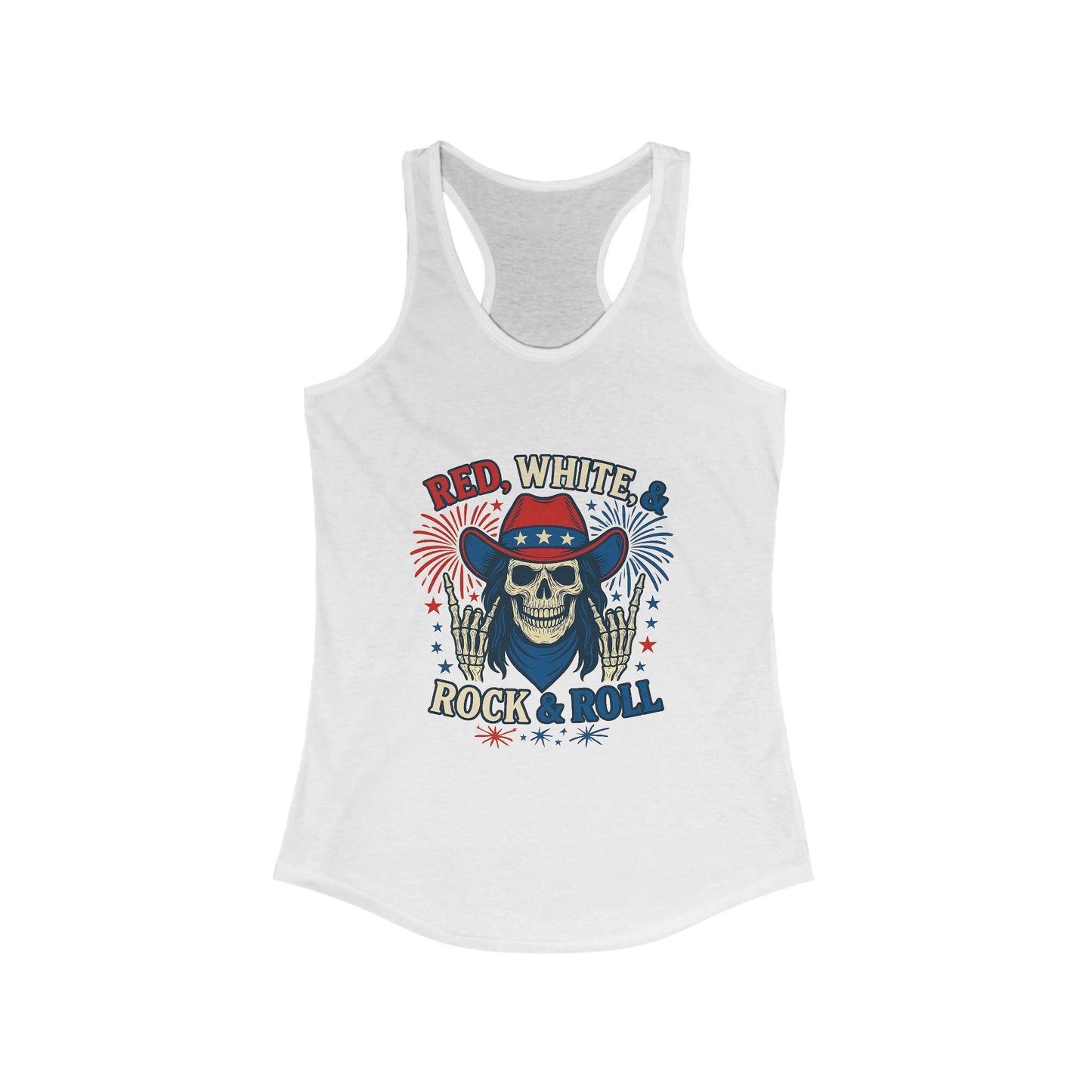 Western fourth of july American rock and roll yallternative skull png graphic for tshirt sublimation or dtf