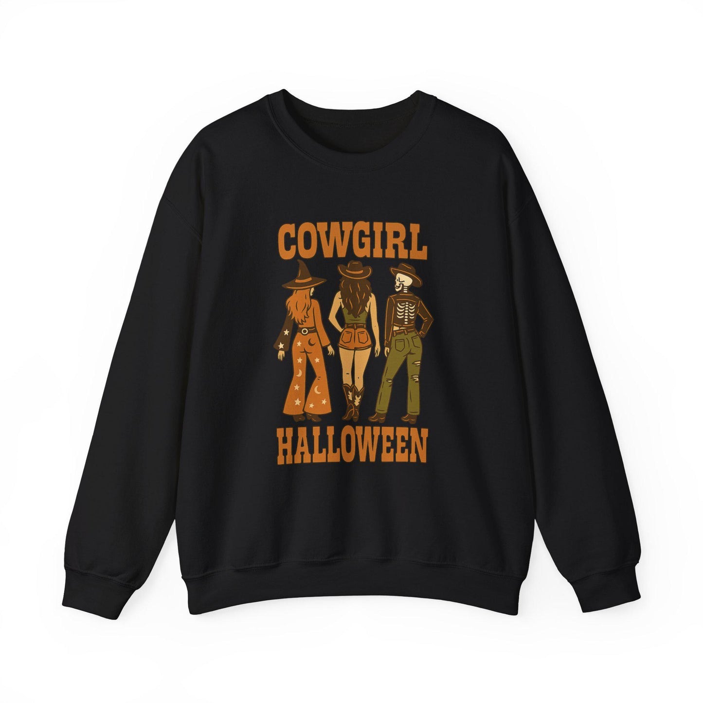 Western halloween "cowgirl halloween" retro vintage PNG graphic INSTANT digital download for tshirt sublimation or dtf