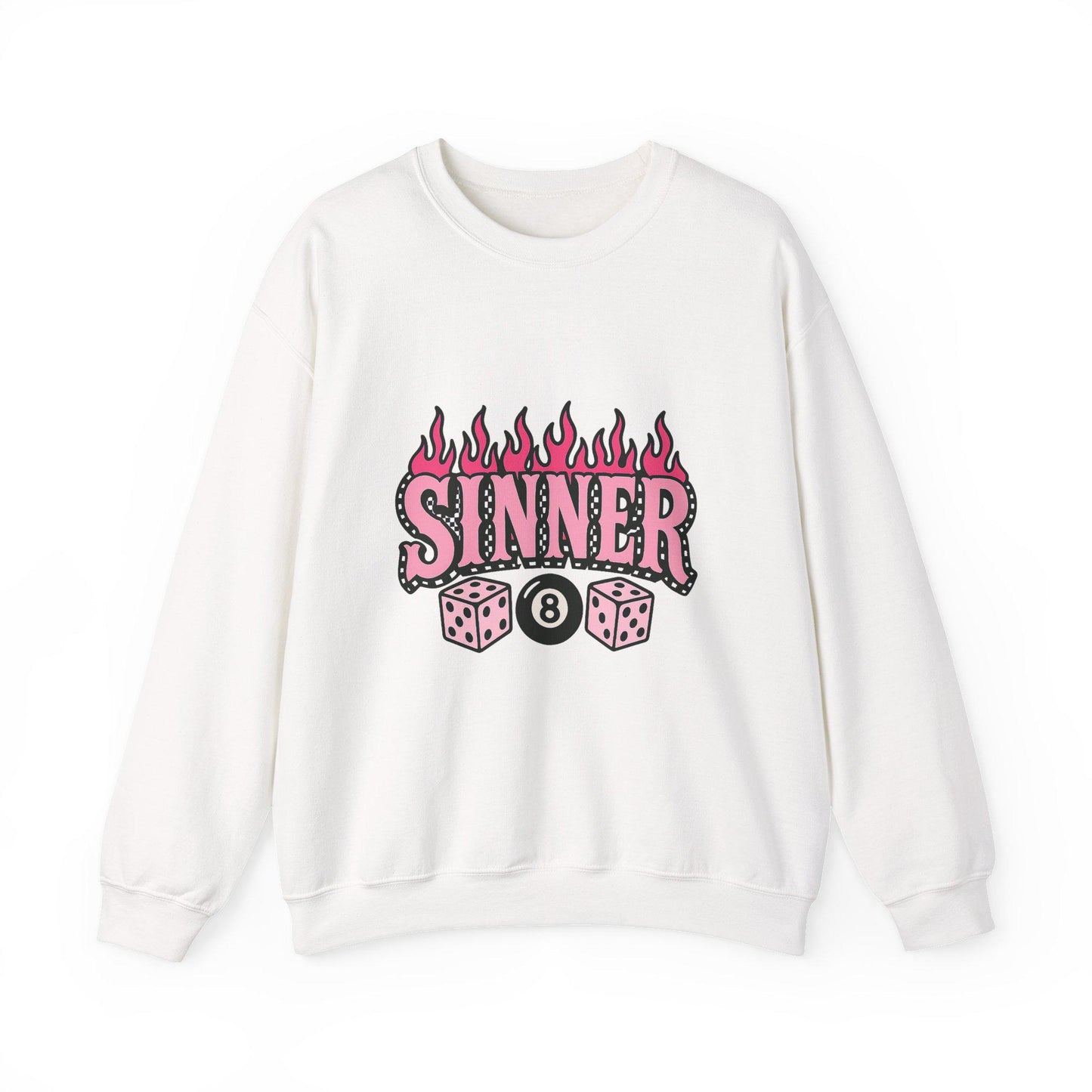 Edgy yallternative 8ball dice "sinner" PNG graphic INSTANT digital download for tshirt sublimation or dtf