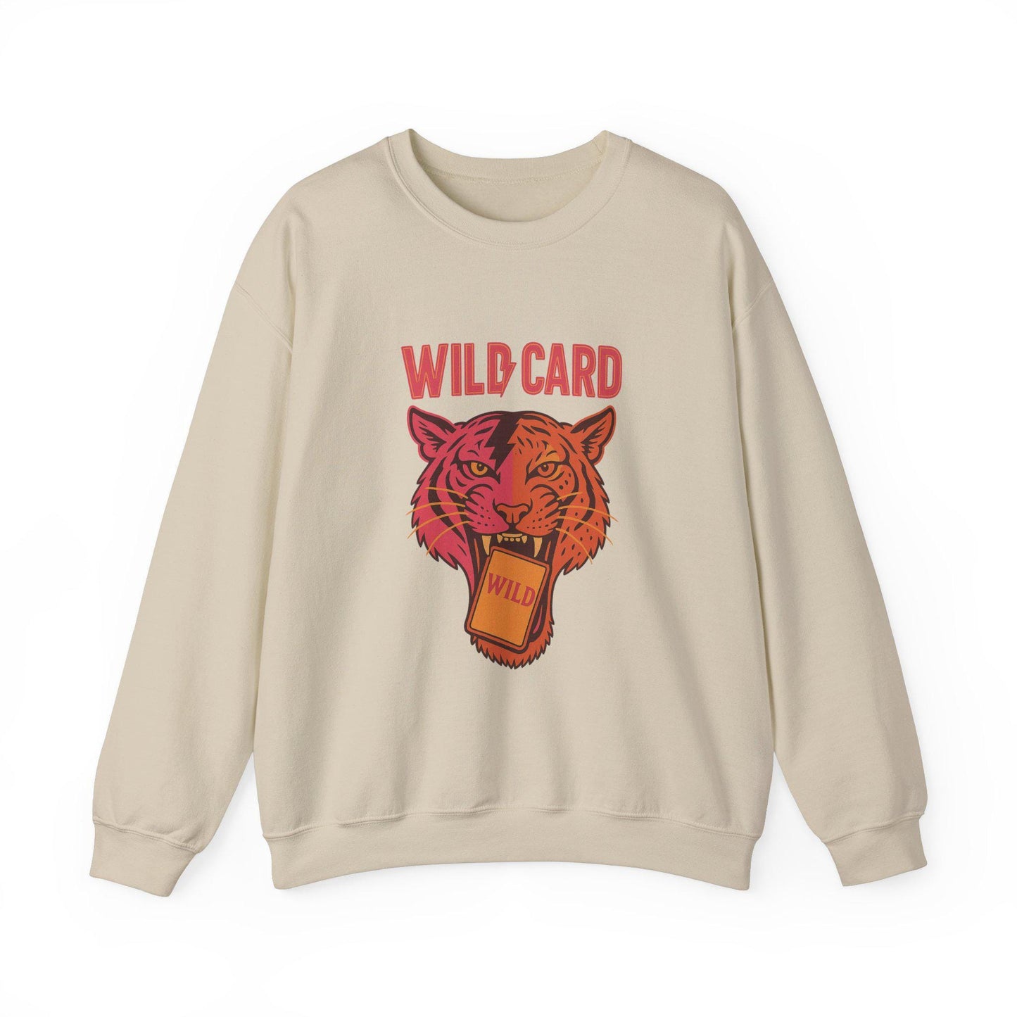 Wild card vintage tiger png graphic INSTANT digital download for tshirt sublimation or dtf