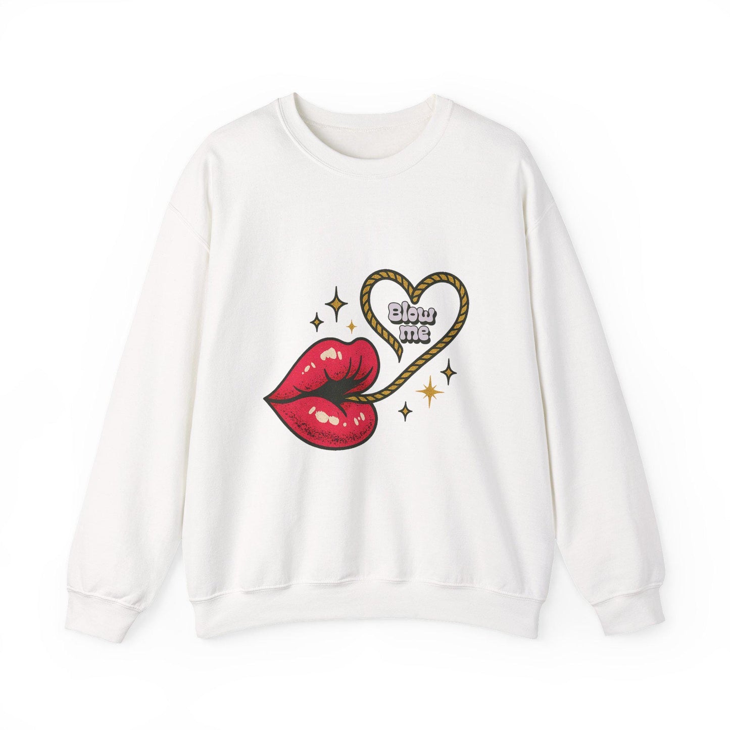 Retro Lips “Blow Me” PNG | Cheeky Valentine Sublimation | Edgy DTF T‑Shirt Design