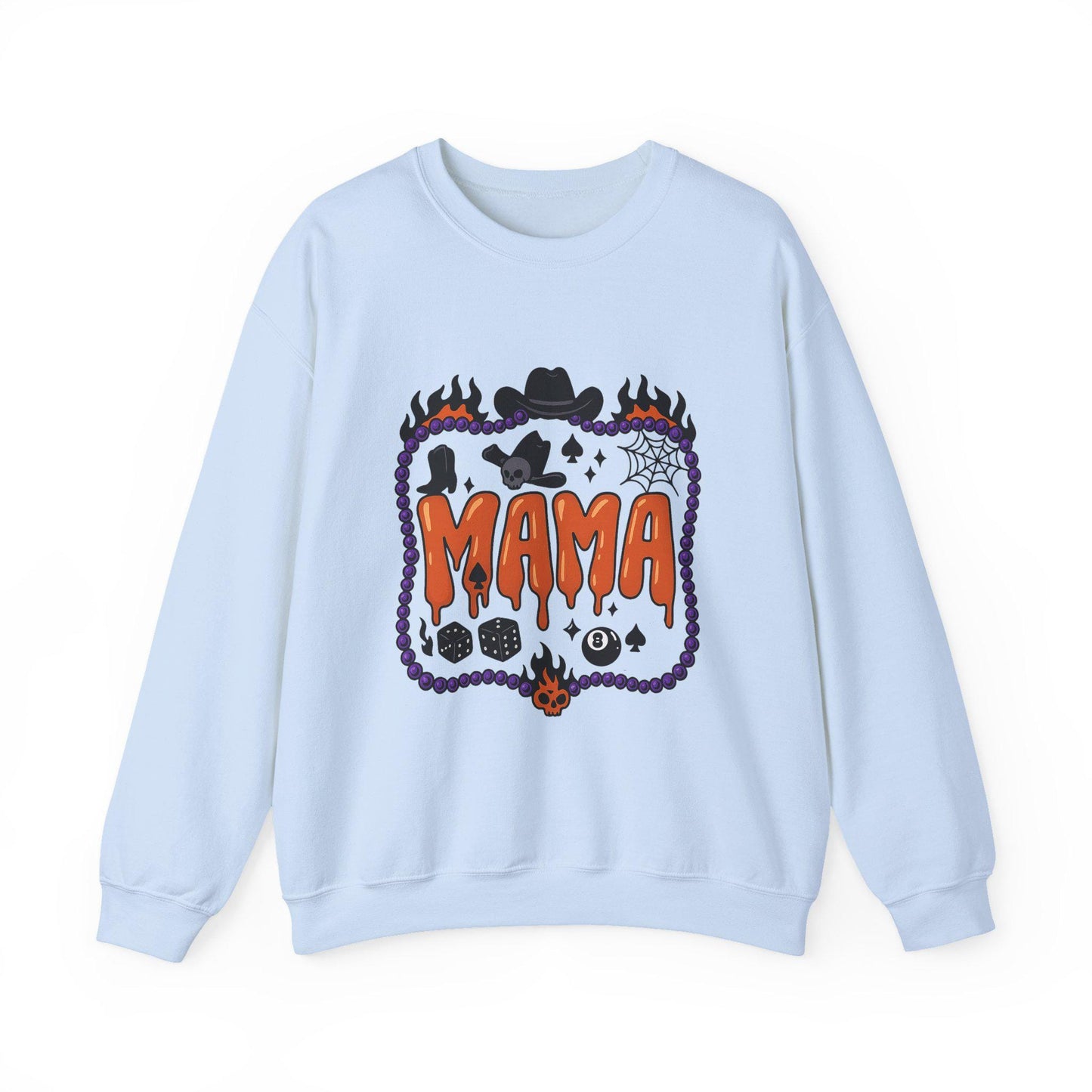 Halloween spooky "MAMA" 8ball dice PNG graphic INSTANT digital download for tshirt sublimation or dtf