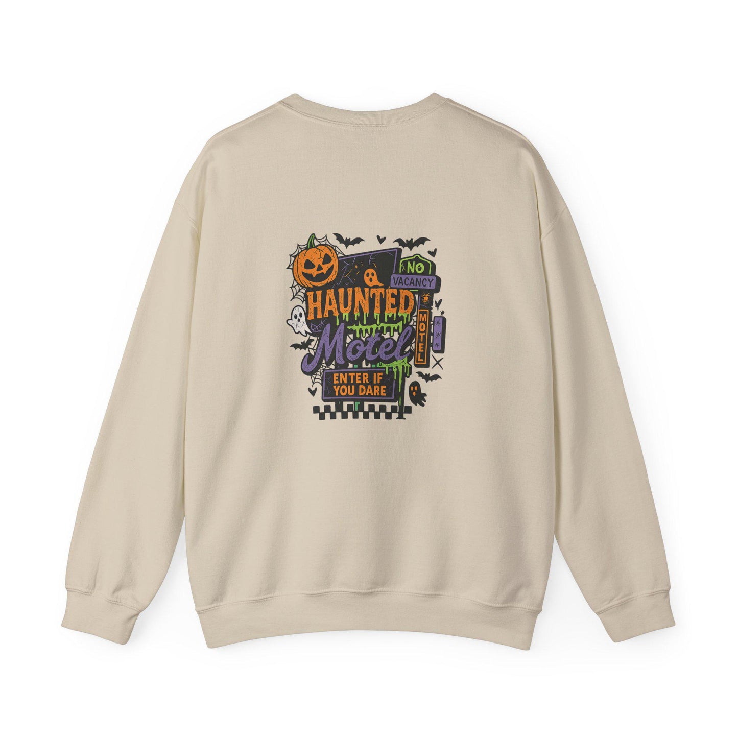 Vintage haunted Motel Halloween PNG graphic INSTANT digital downloads for tshirt sublimation or dtf