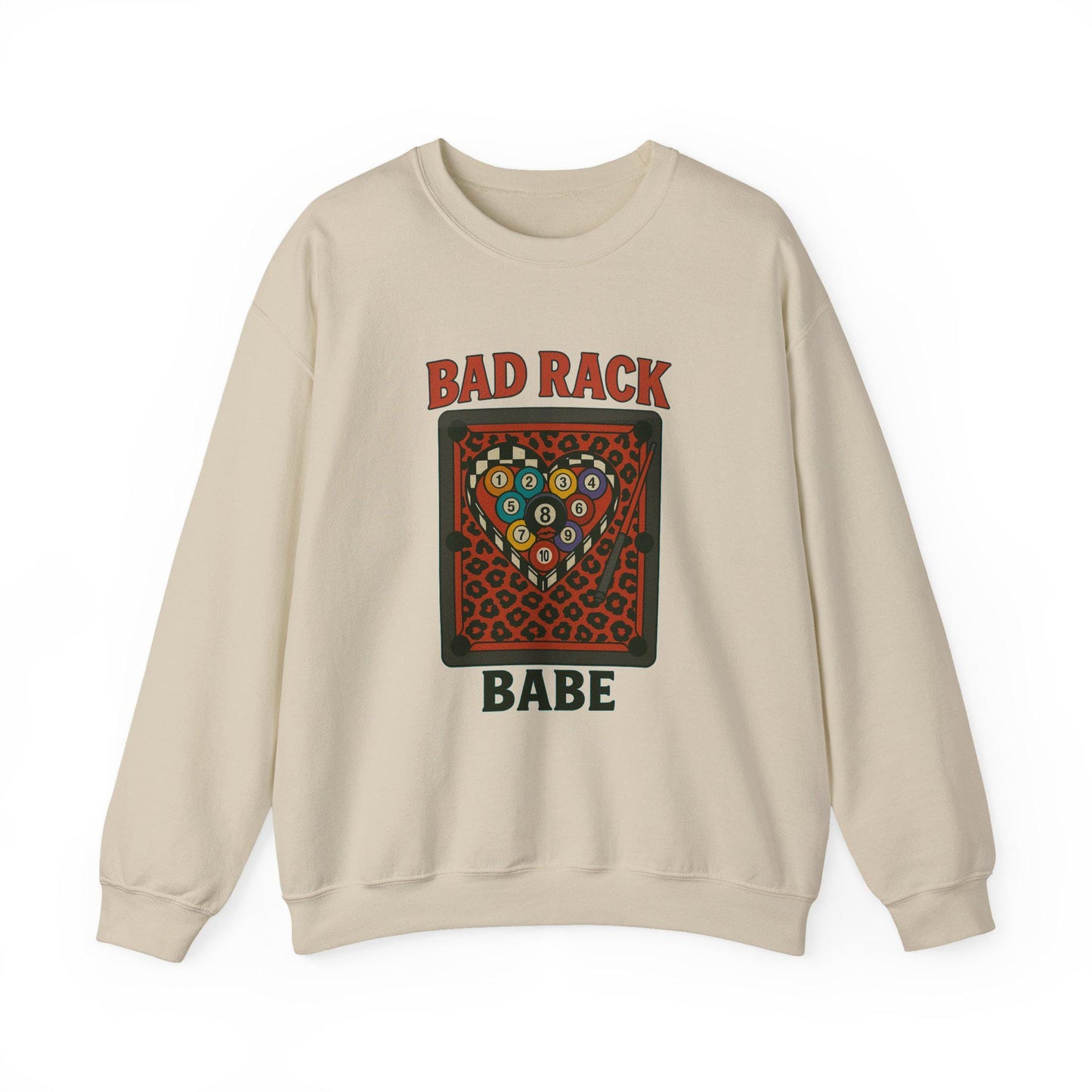 Bad rack babe heart shaped checkered rack 8 ball cheetah print pool table graphic digital download for tshirt sublimation or dtf