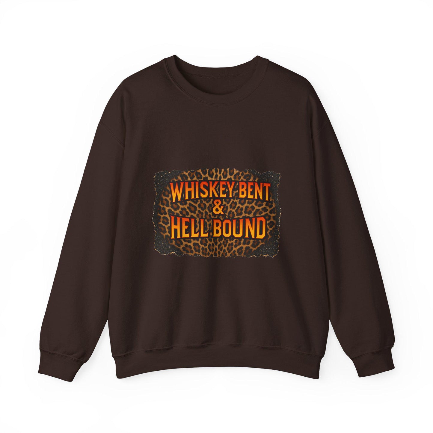Whiskey bent and hell bound cheetah print png graphic INSTANT digital download for tshirt sublimation or dtf
