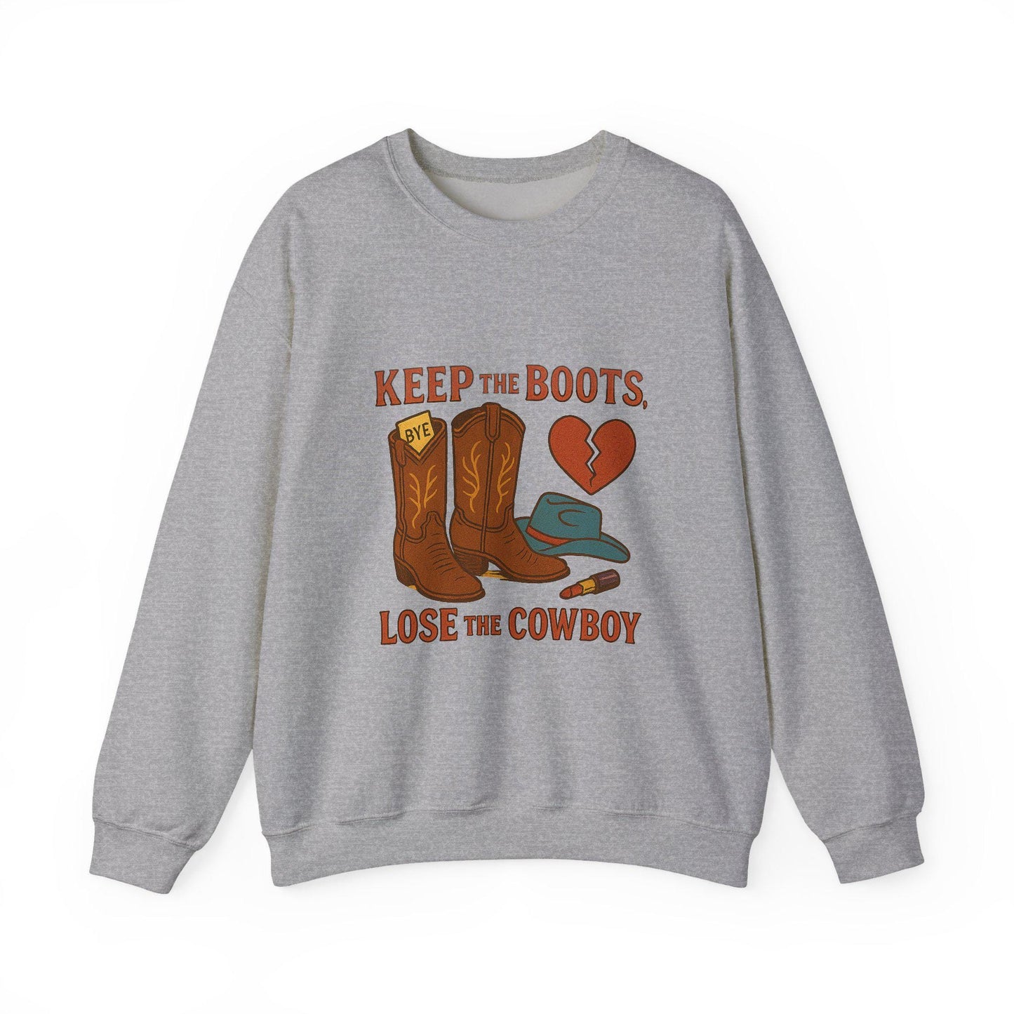 Western "keep the boots, lose the cowboy" cowgirl lipstick and boots breakup png INSTANT digital download for tshirt sublimation or dtf
