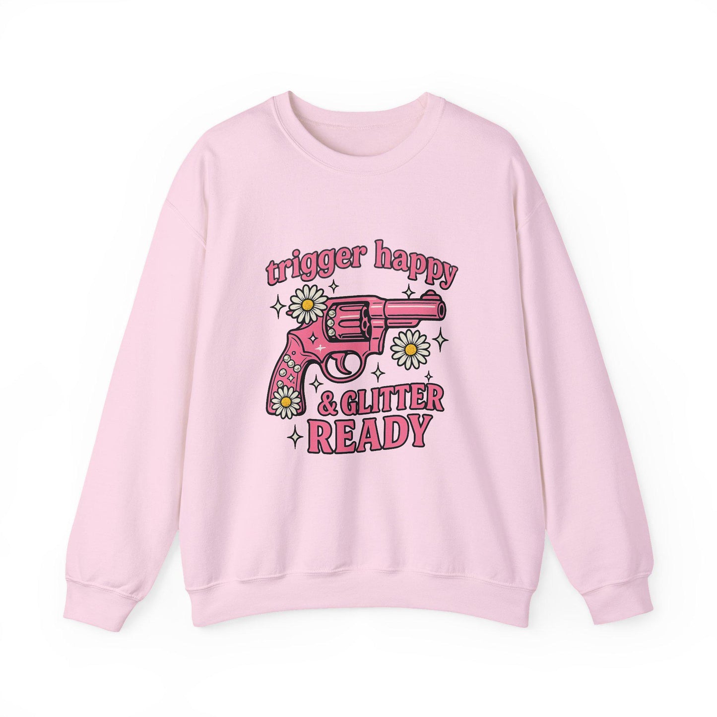 Western pink rhinestone revolver png graphic INSTANT digital download for tshirt sublimation or dtf