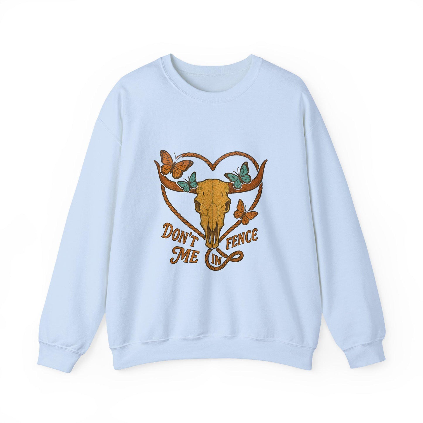 western dont fence me bull skull butterfly lasso png graphic INSTANT digital download for tshirt sublimation or dtf