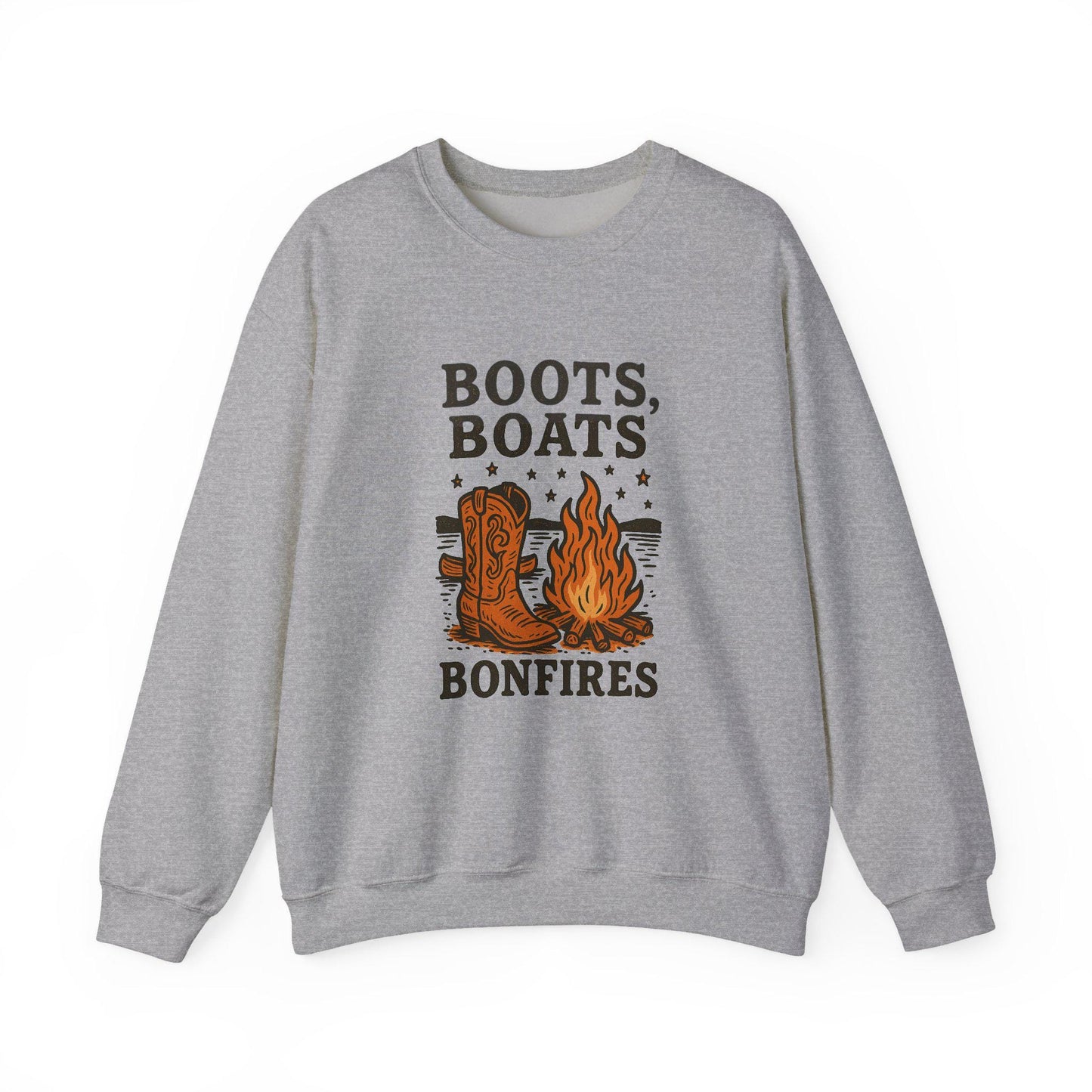Western summer cowgirl cowboy boots boats bonfires png graphic INSTANT digital download for tshirt sublimationor dtf
