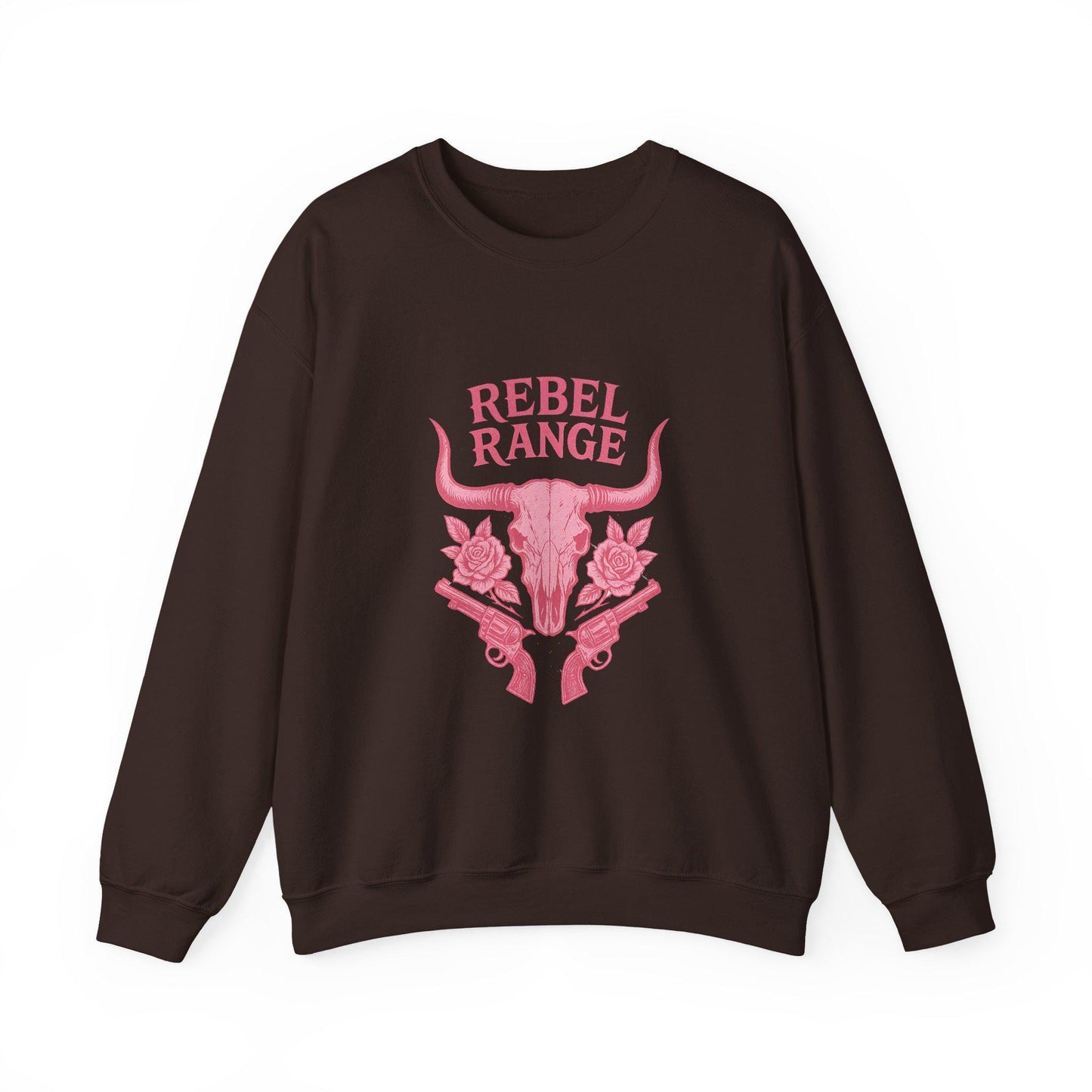 Western rebel rang bull revolver rose png graphic digital download for tshirt sublimation or dtf