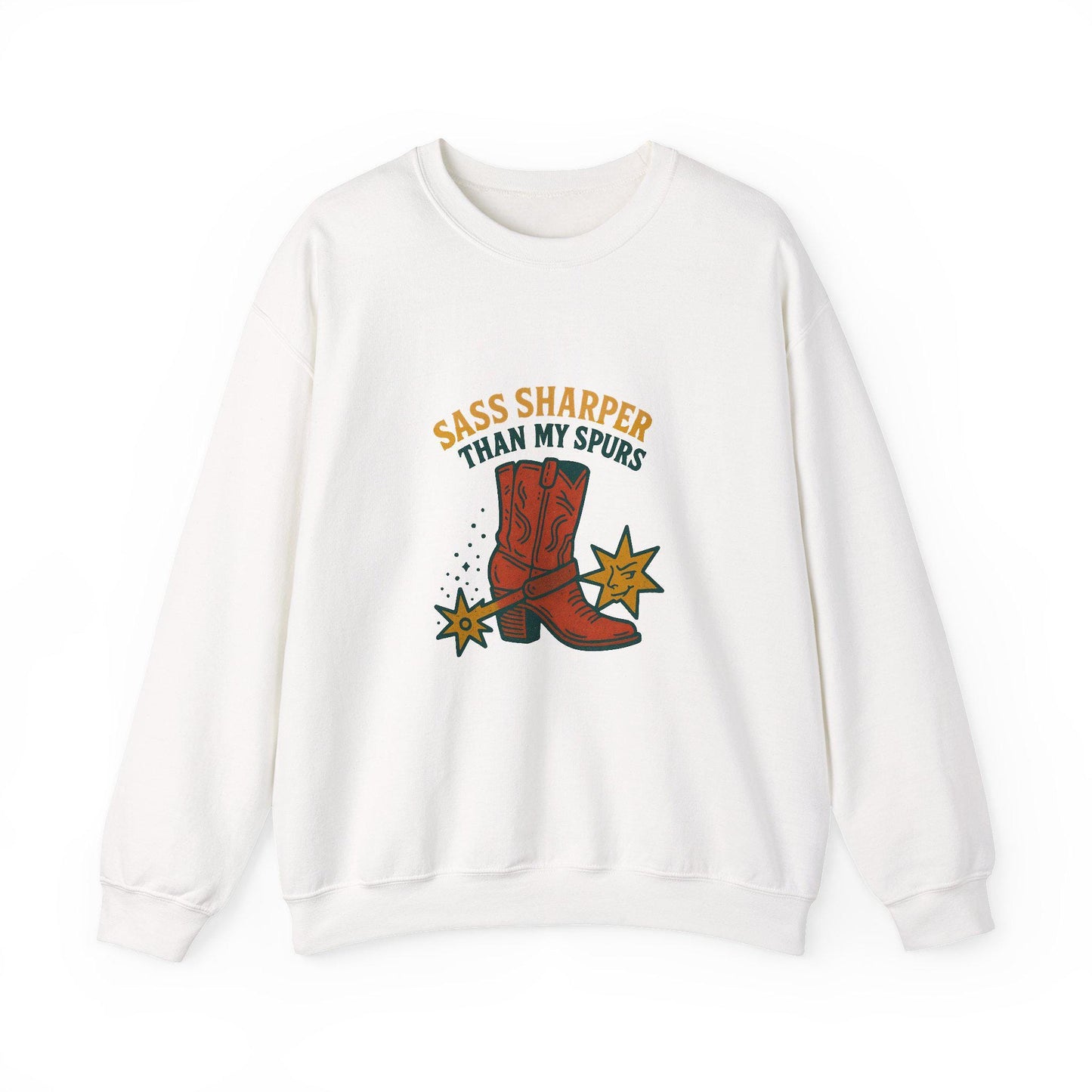 Western "sass sharper than my spurs" cowgirl boot png INSTANT digital download for tshirt sublimation or dtf