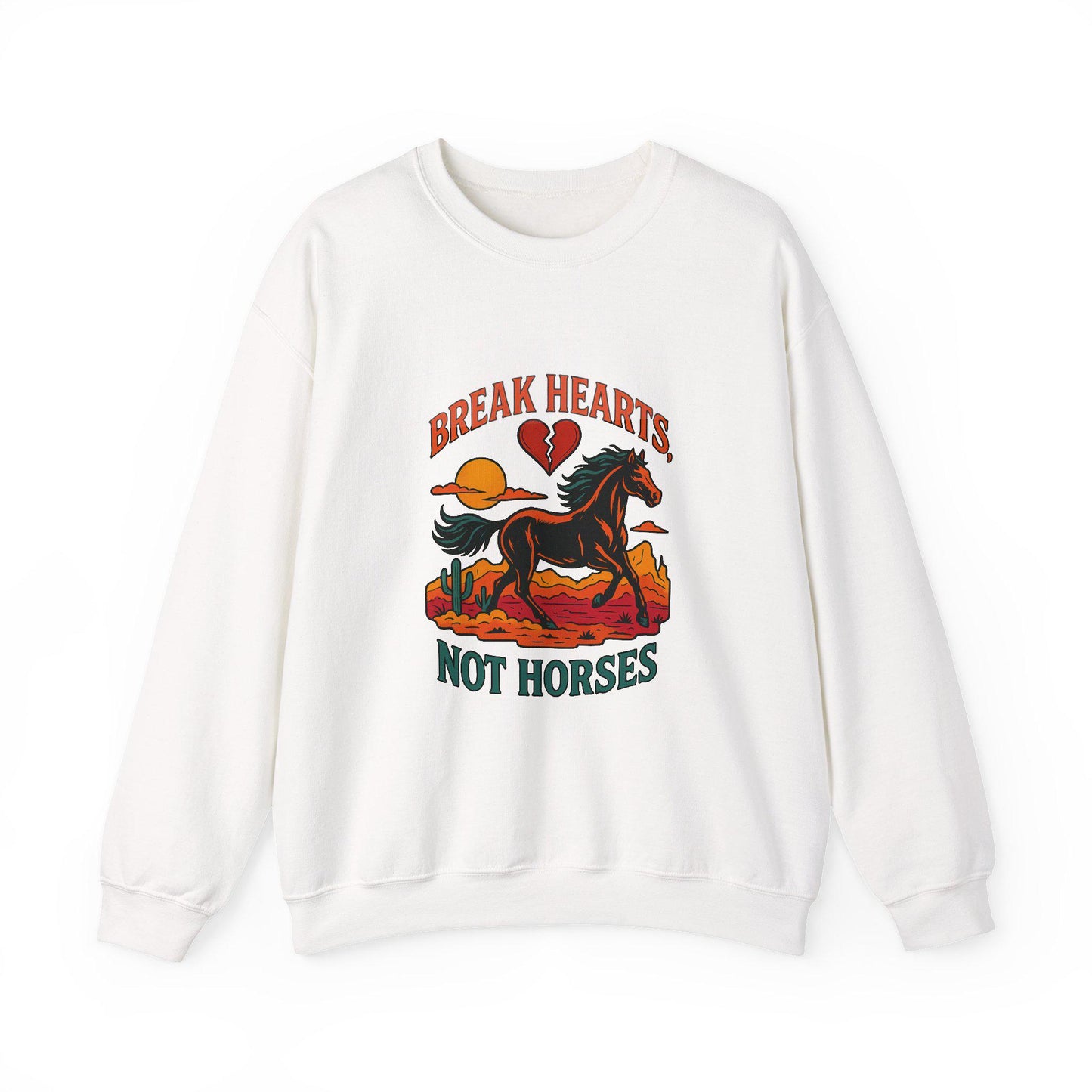 Western break hearts not horses png graphic INSTANT digital download for tshirt sublimation or dtf