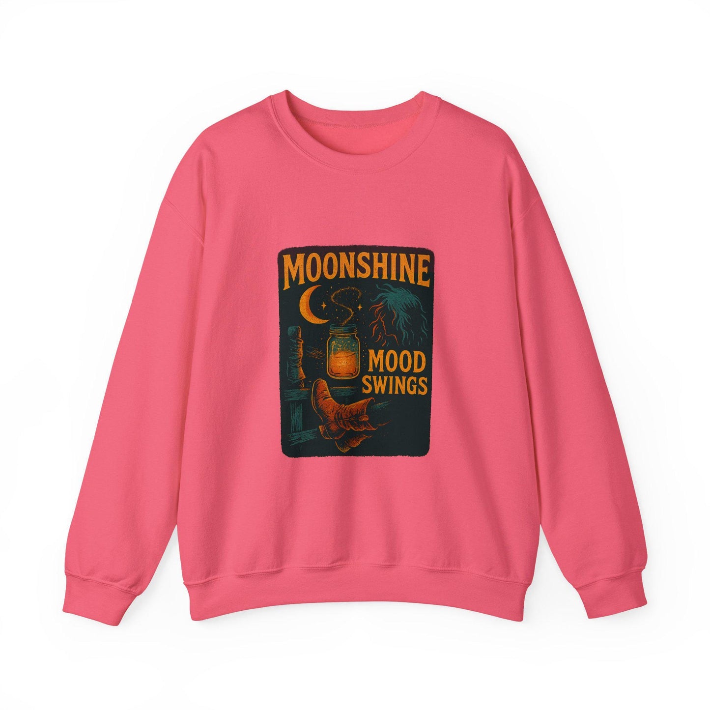 Western "Moonshine, mood swings" png graphic INSTANT digital download for tshirt sublimation or dtf