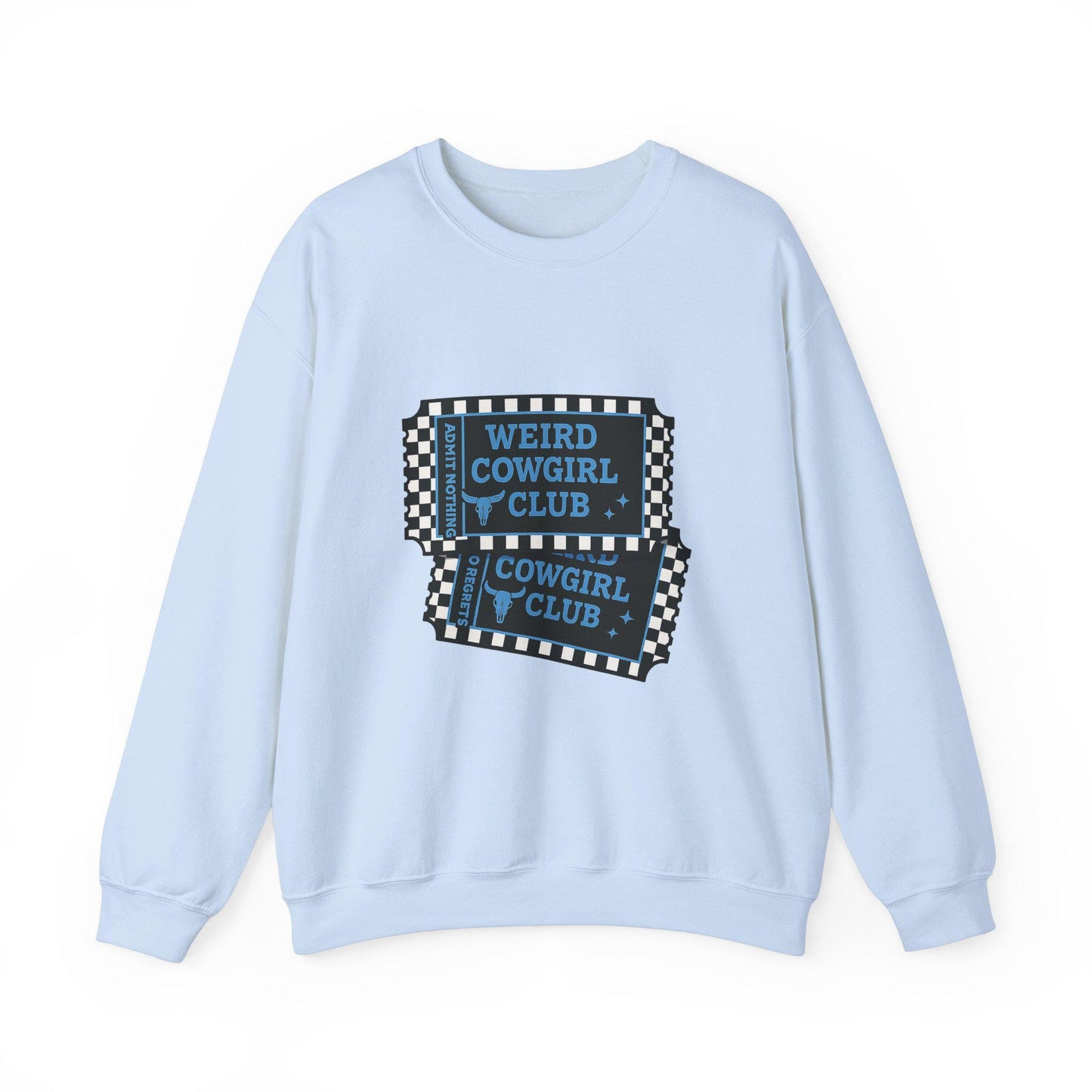 Yallternative edgy western "weird cowgirl" tickets png graphic digital download for sublimation or dtf