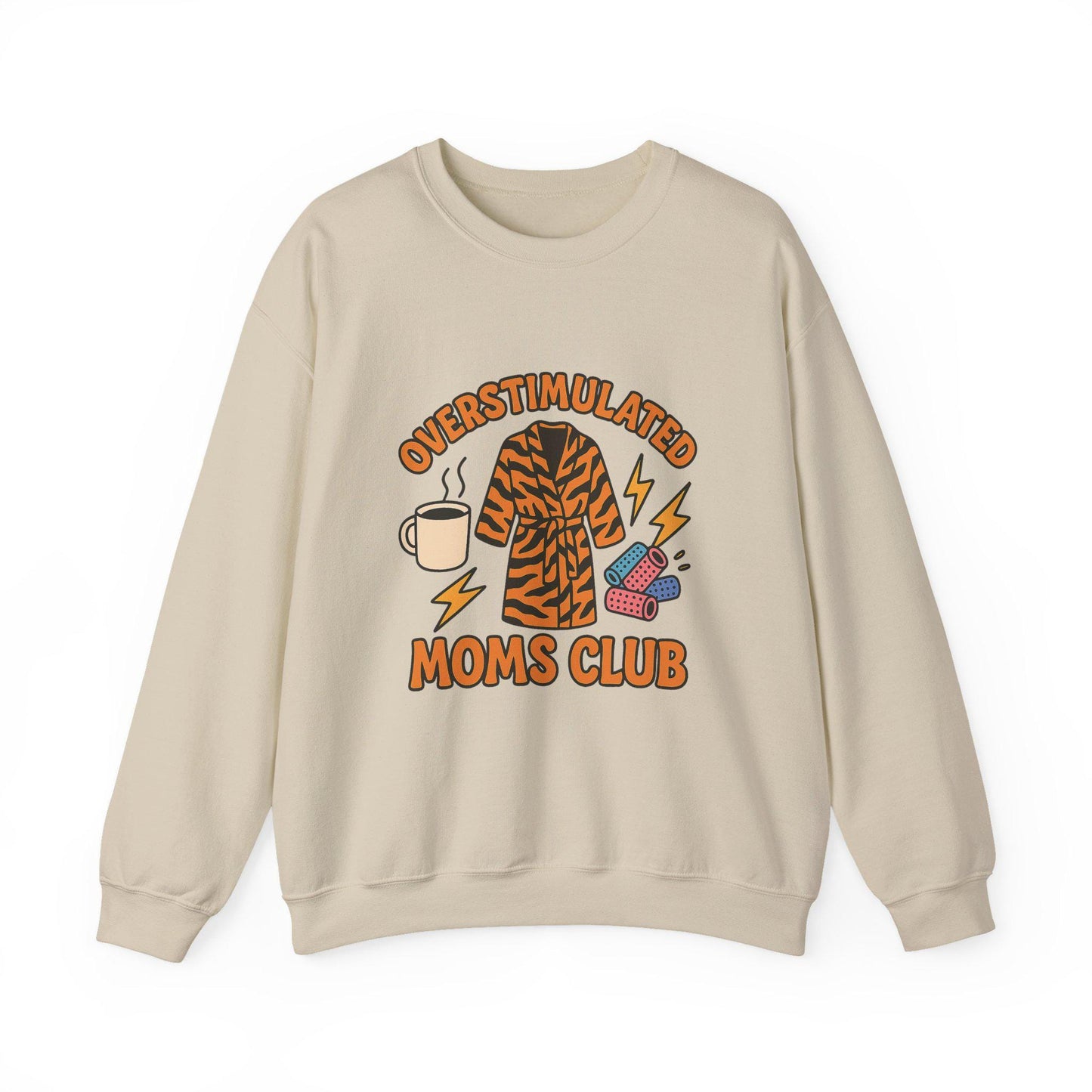 Overstimulated moms club PNG graphic INSTANT digital download for tshirt sublimation or dtf