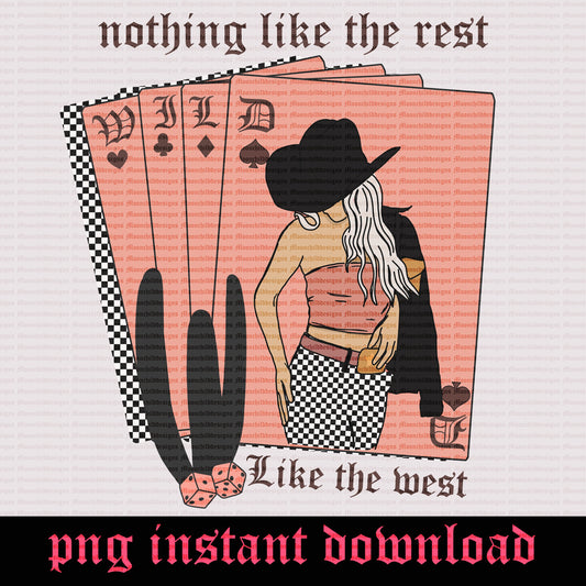 Wild Card Png | Wild western cowgirl Design| Desert Cactus designs | Pink punchy cowgirl | Checkered designs | Wild card png | Yallternative