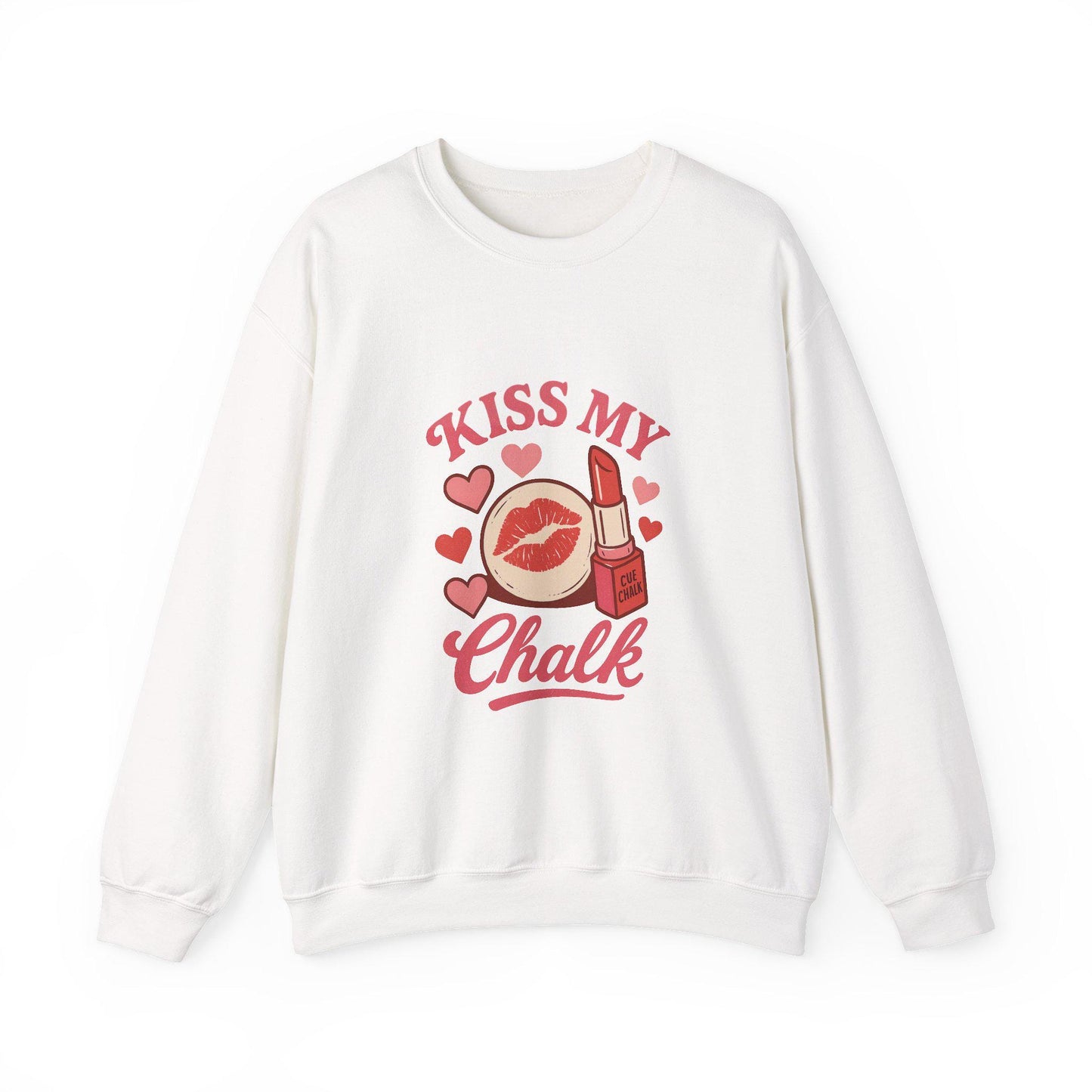 Kiss my chalk lipstick pool ball PNG graphic INSTANT digital download for tshirt sublimation or dtf