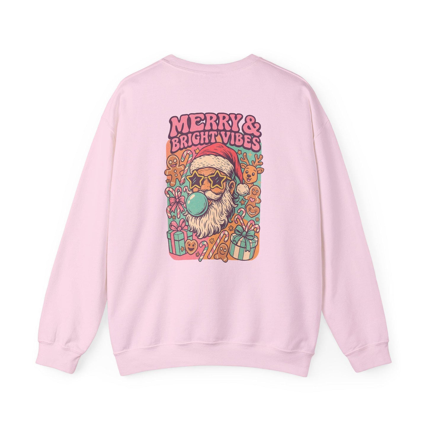 Groovy Christmas santa bubblegum PNG graphic digital downloads for tshirt sublimation or dtf