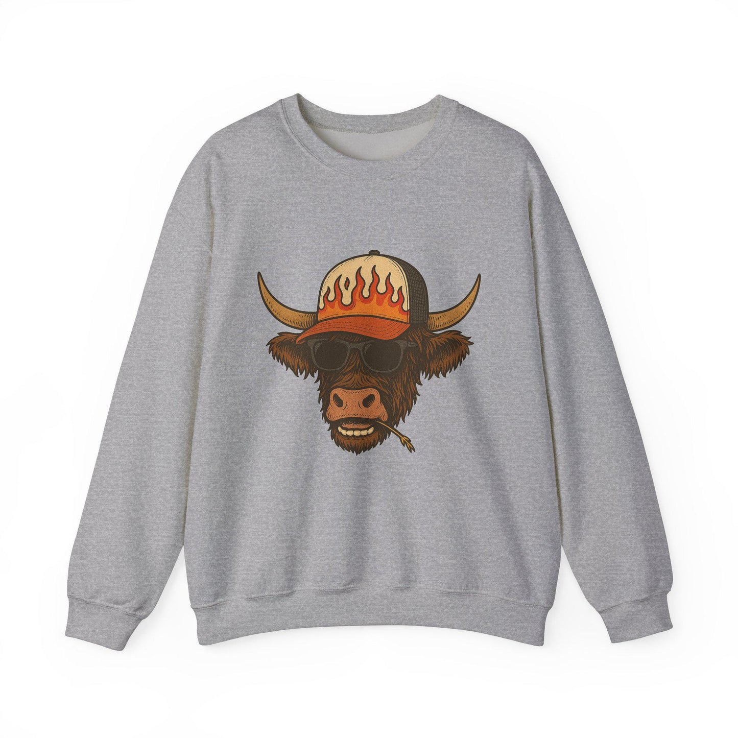 Cute Cow in trucker hat western png graphic digital download for sublimation or dtf