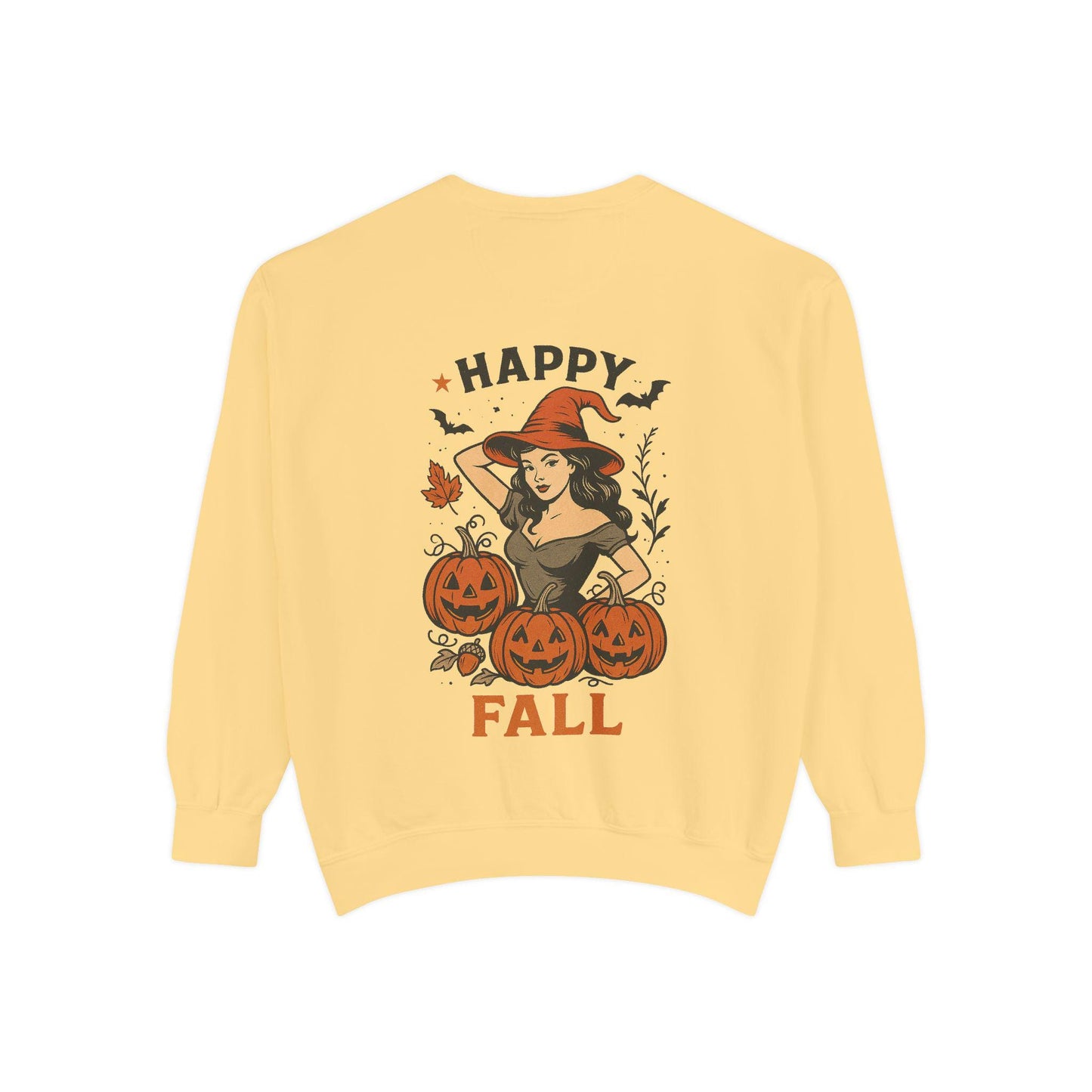 Vintage halloween/fall pinup witch PNG graphic INSTANT digital download for tshirt sublimation or dtf