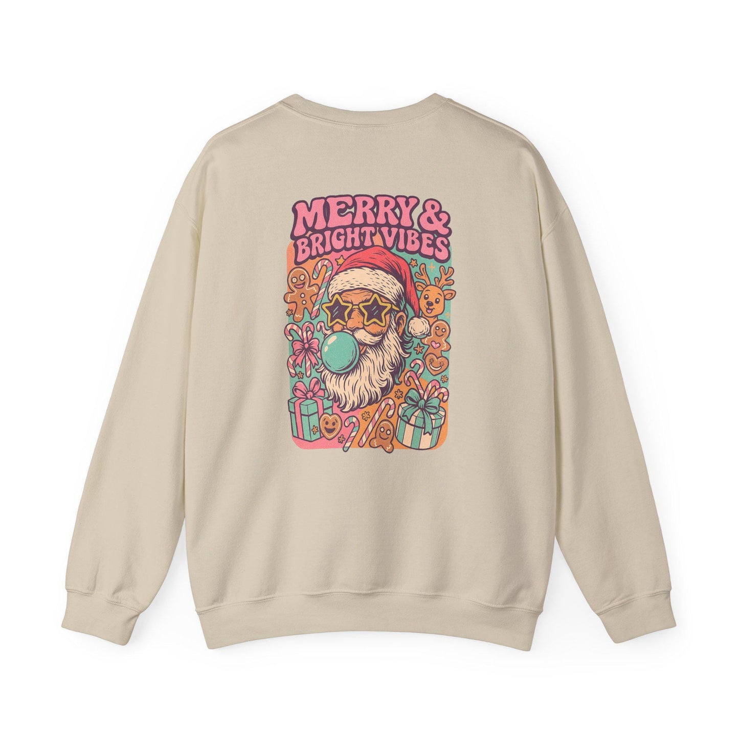 Groovy Christmas santa bubblegum PNG graphic digital downloads for tshirt sublimation or dtf